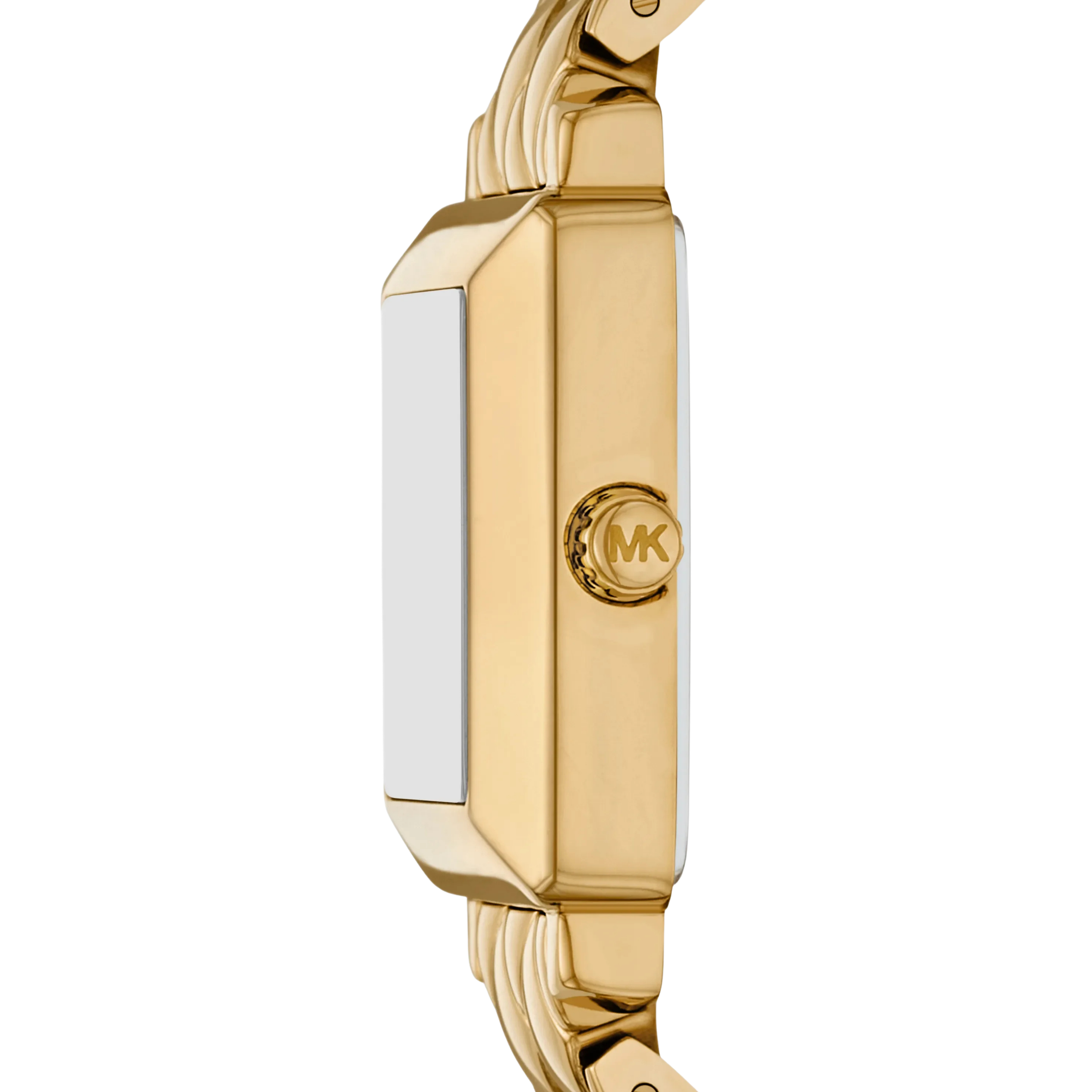 Michael Kors Women Petite Gwynn Pavé Gold Tone Watch - Gold