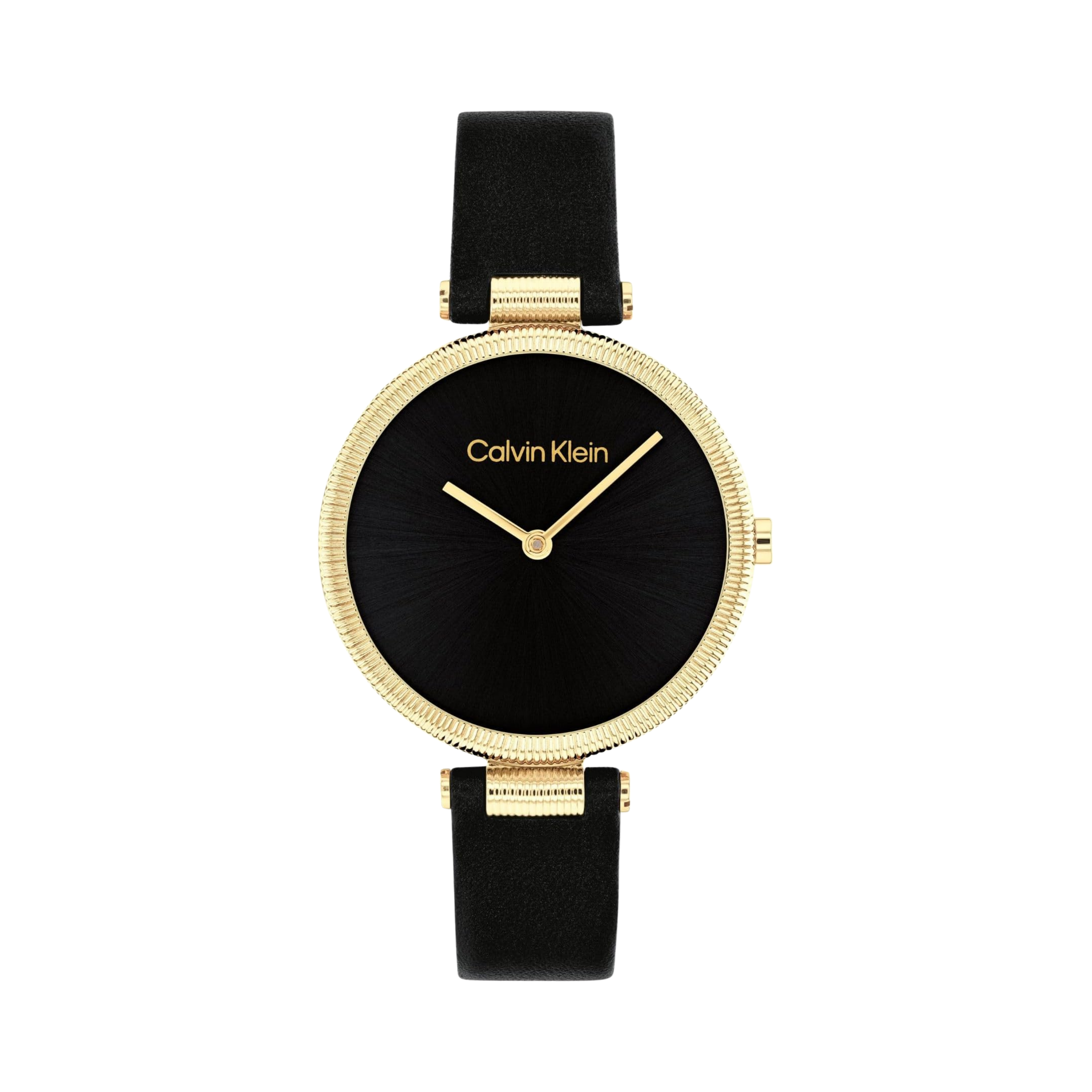 Calvin Klein Women Gleam 2H Quartz Watch - Black Sunray