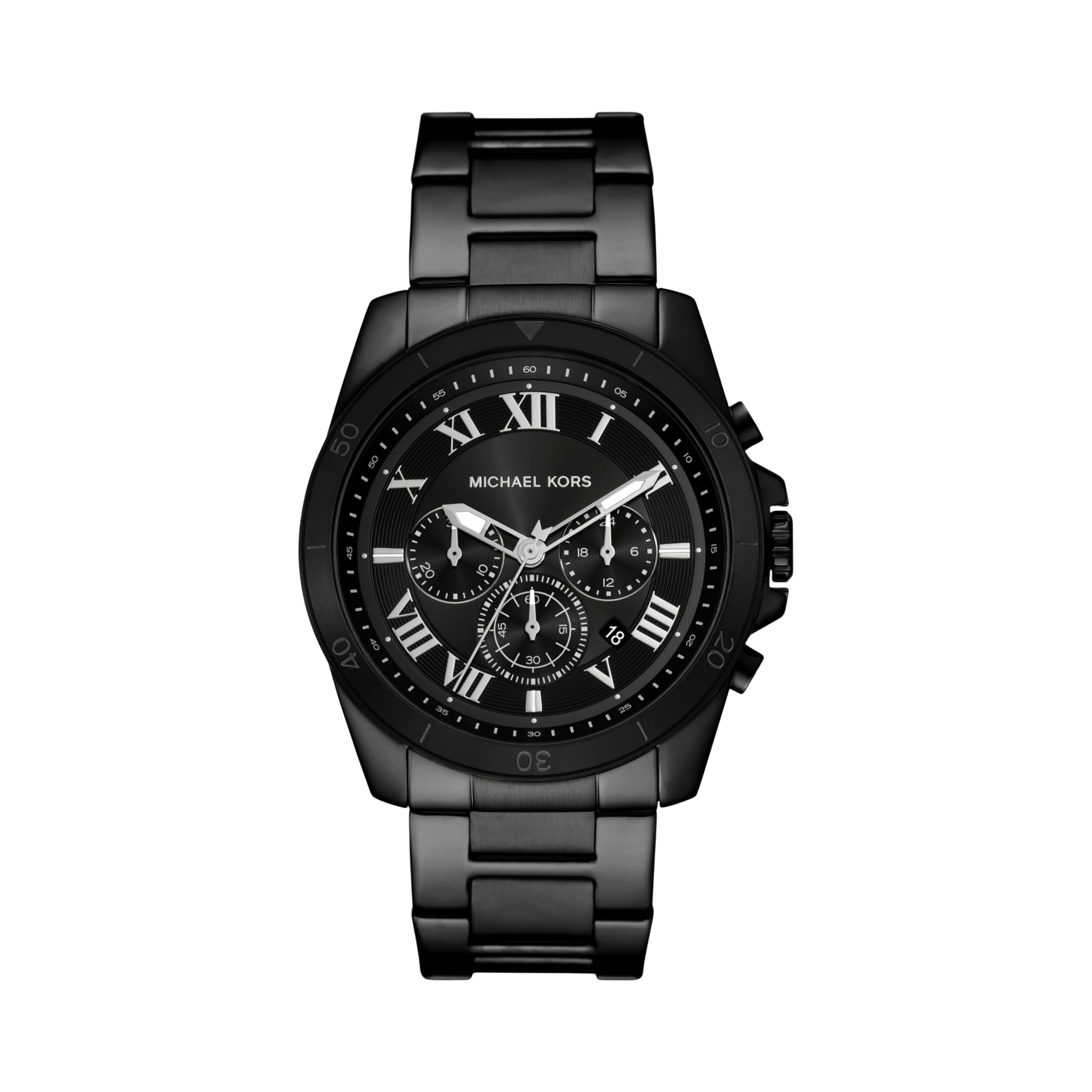 Michael Kors Men Ale Stainless Steel Watch - Black