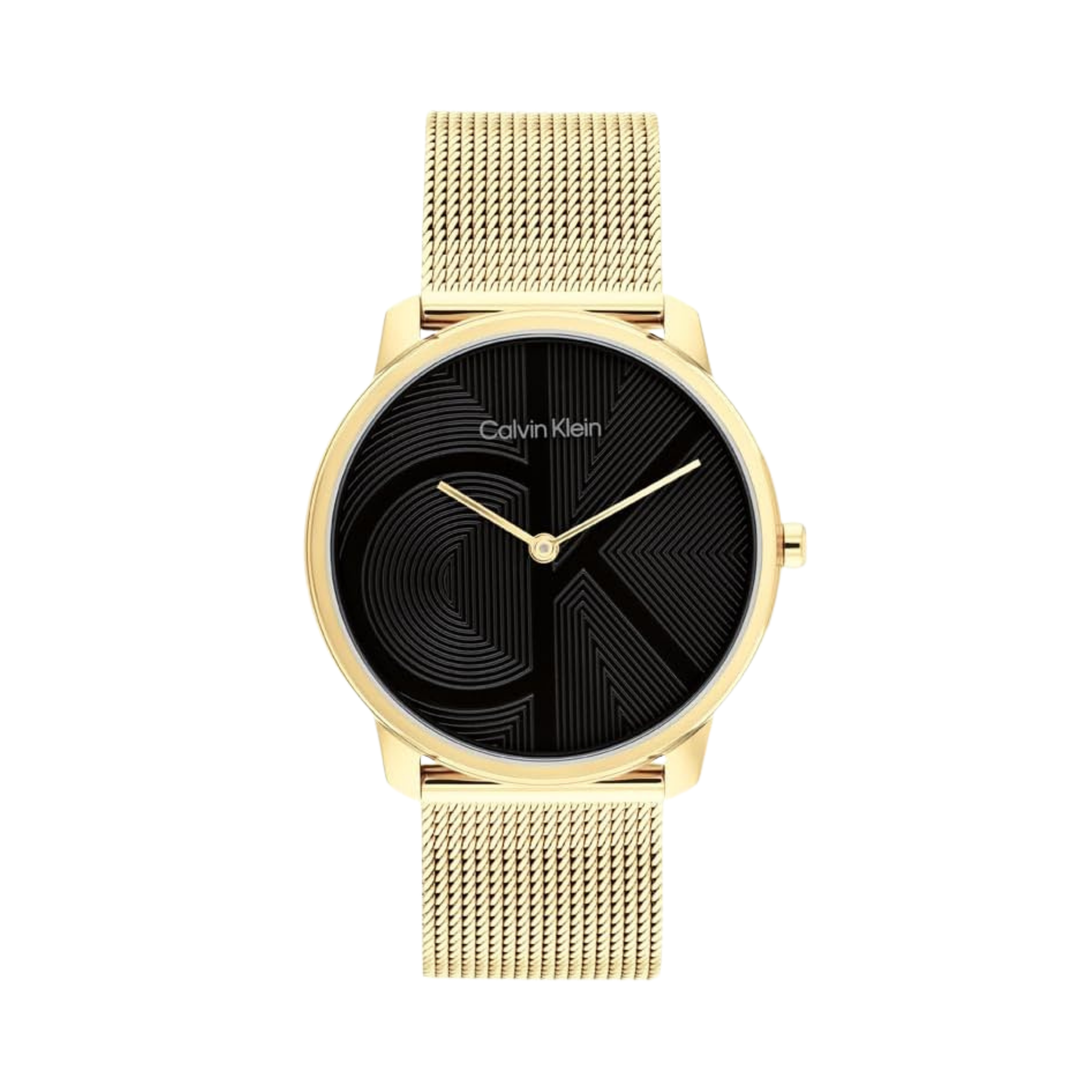 Calvin Klein Women Iconic Watch - Black Gold Mesh