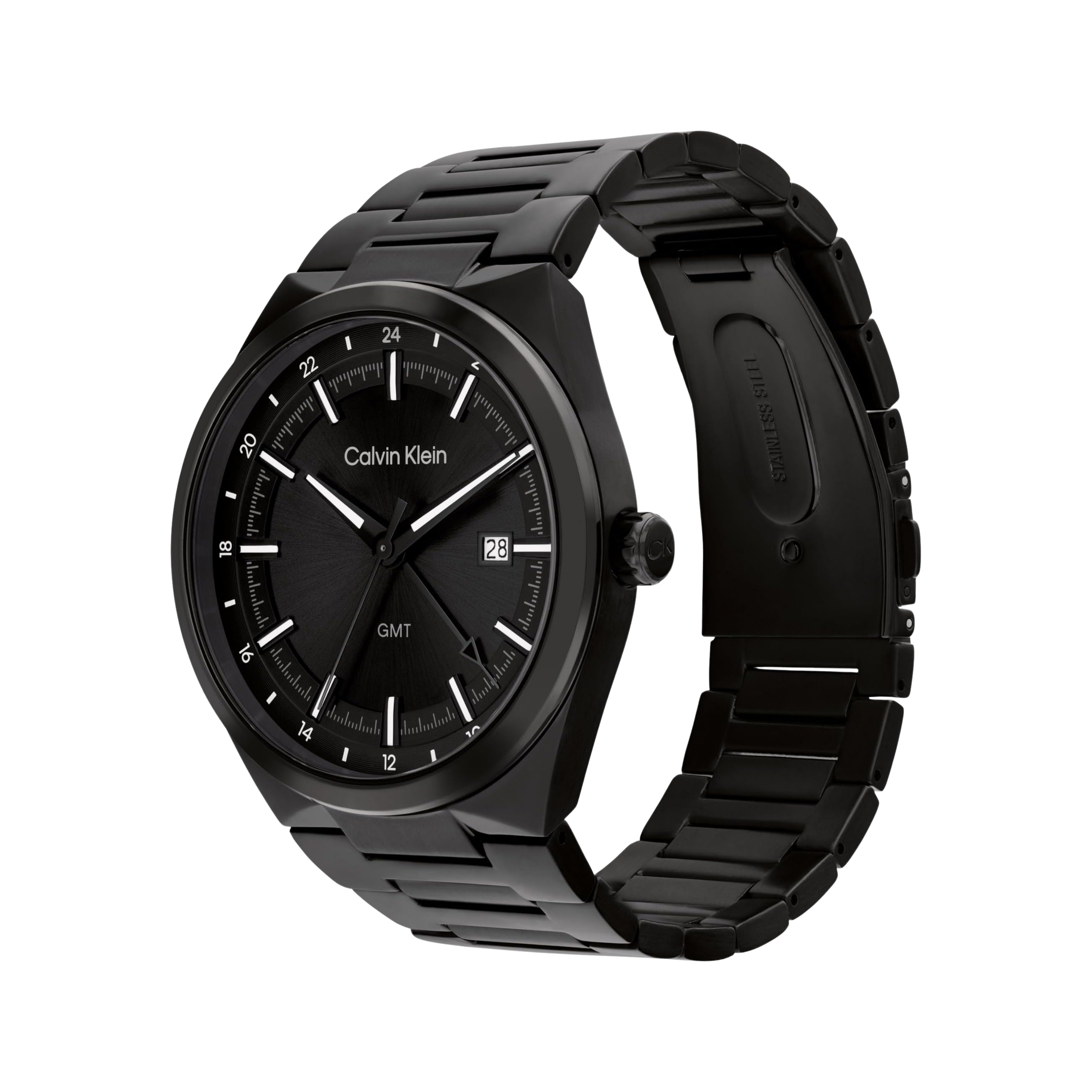 Calvin Klein Men Distinguish GMT Watch - Black