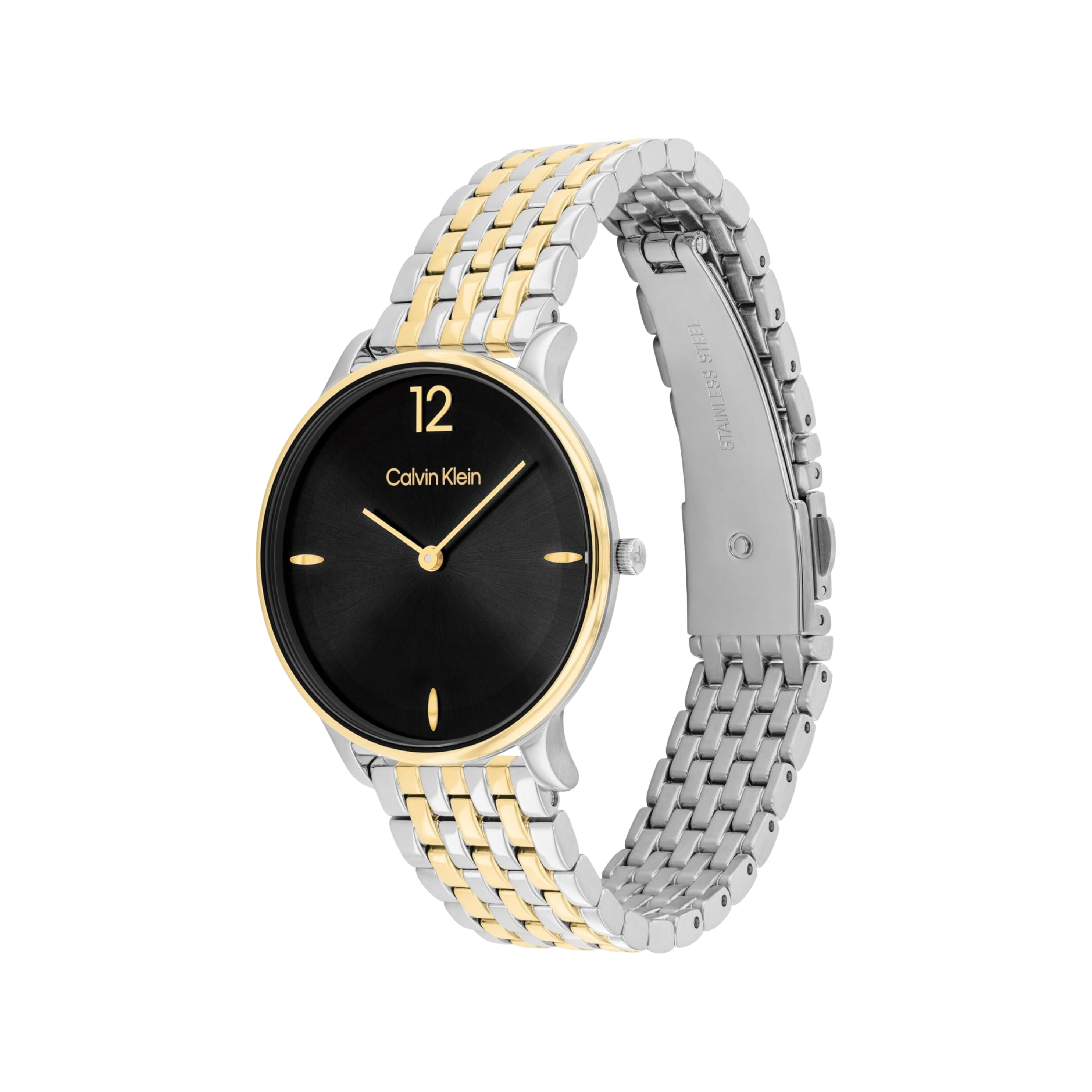 Calvin Klein Women Luxe Quartz Watch - Two Tone