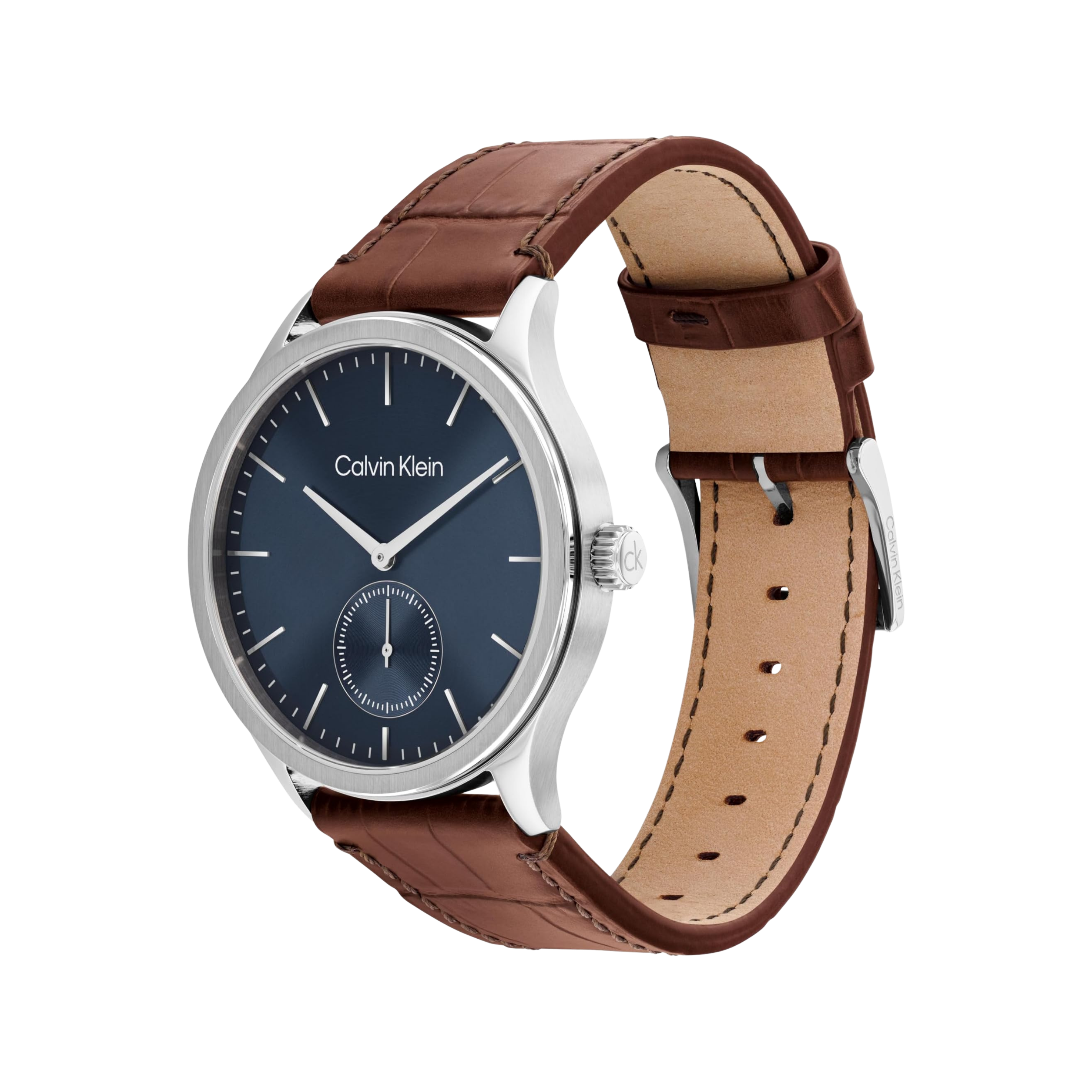Calvin Klein Men Tailored Quartz Watch - Brown Blue