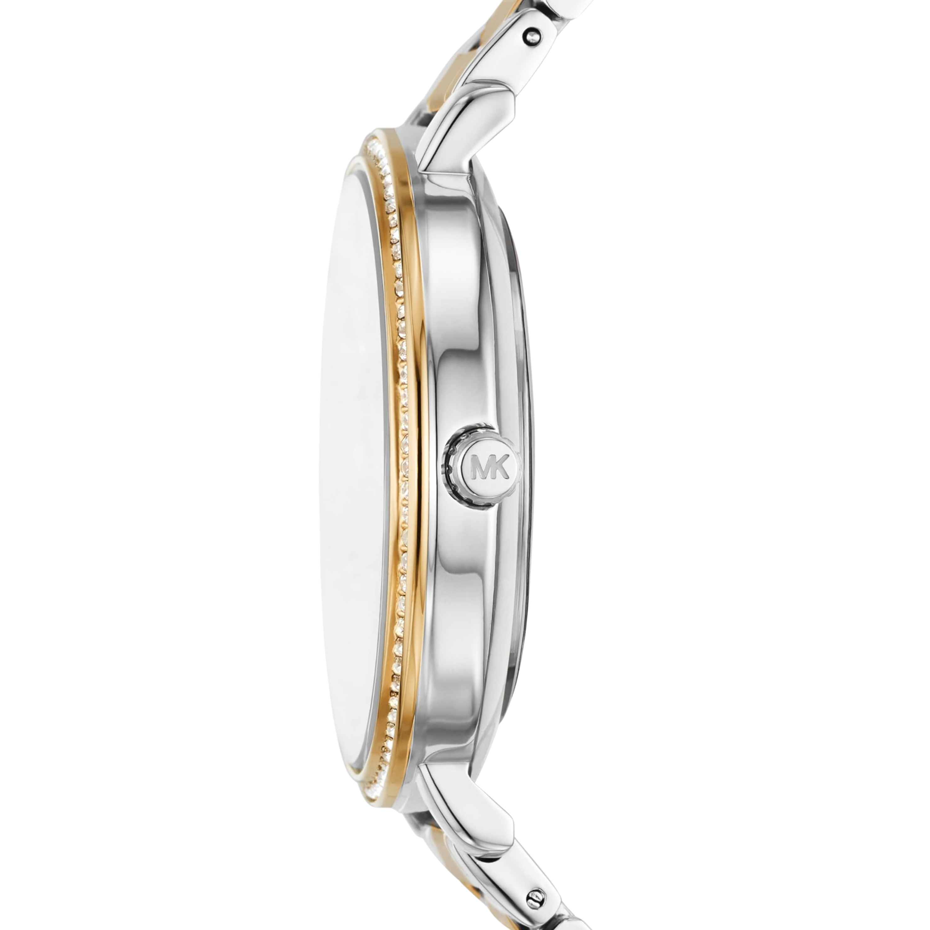 Michael Kors Women Pyper Stainless Steel Watch - Two Tone Logo