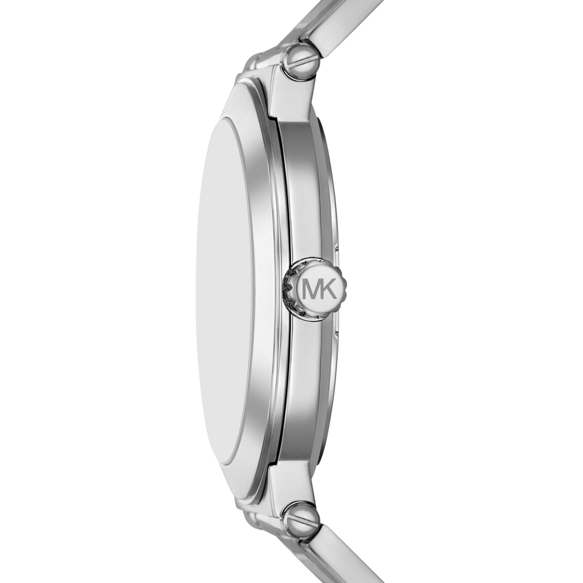 Michael Kors Men Billie Three Hand Stainless Steel Watch - Silver