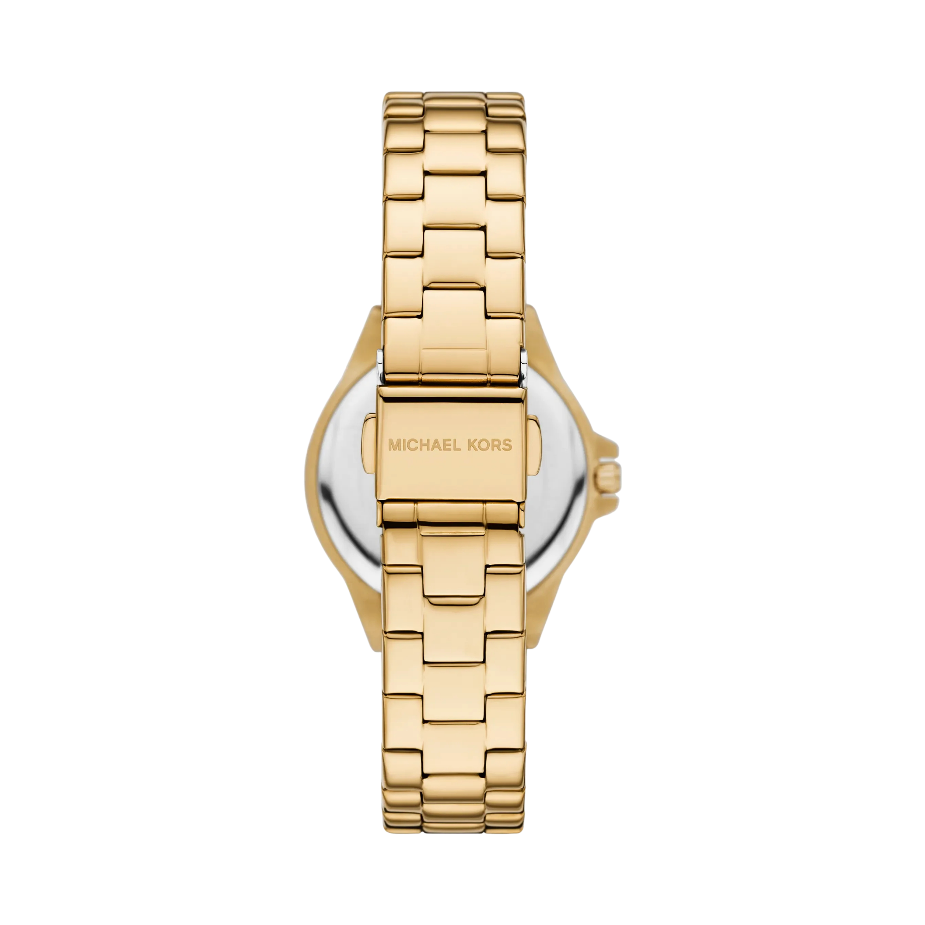 Michael Kors Women Mini Lennox Pave Gold Tone Watch - Gold