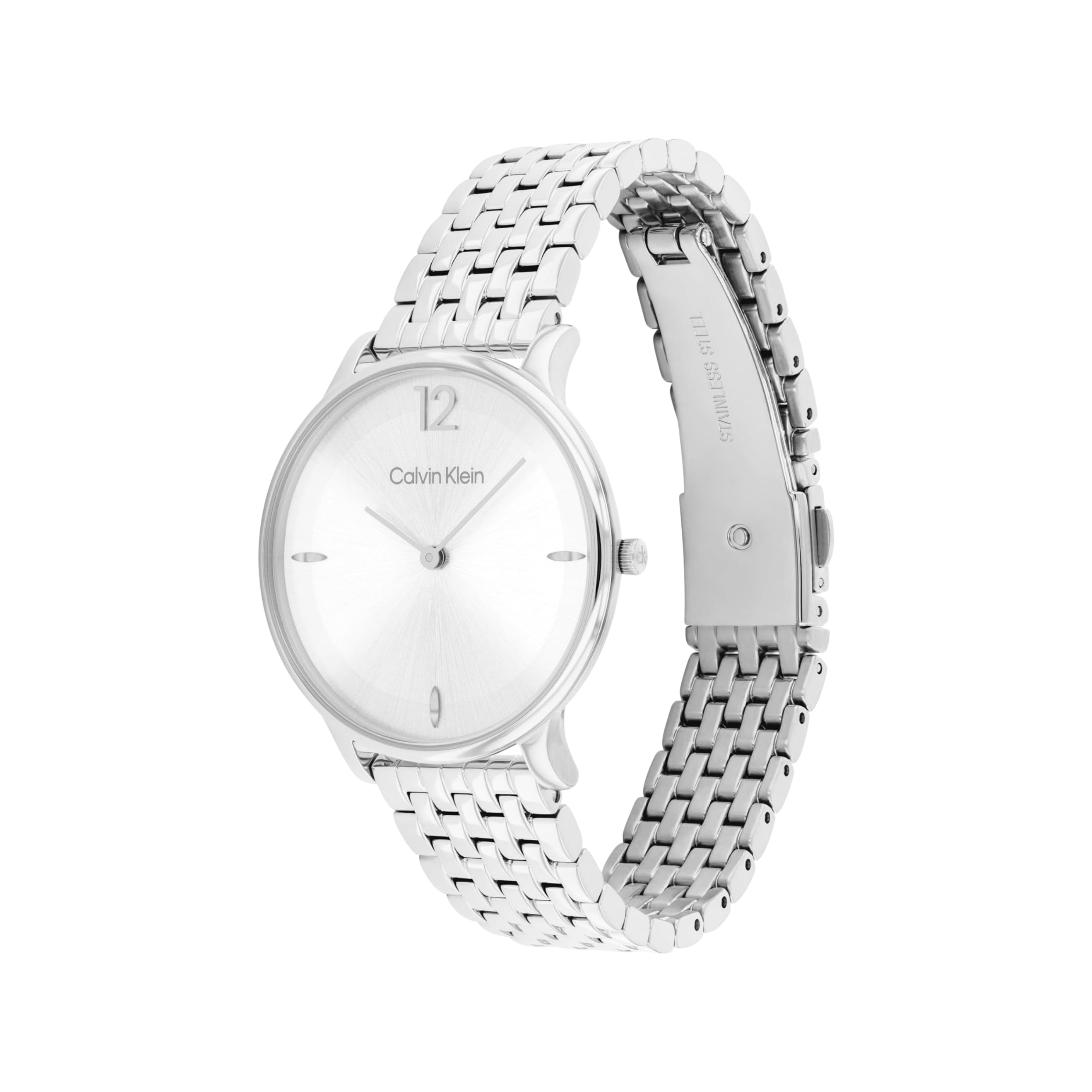Calvin Klein Women Luxe Quartz Watch - Silver
