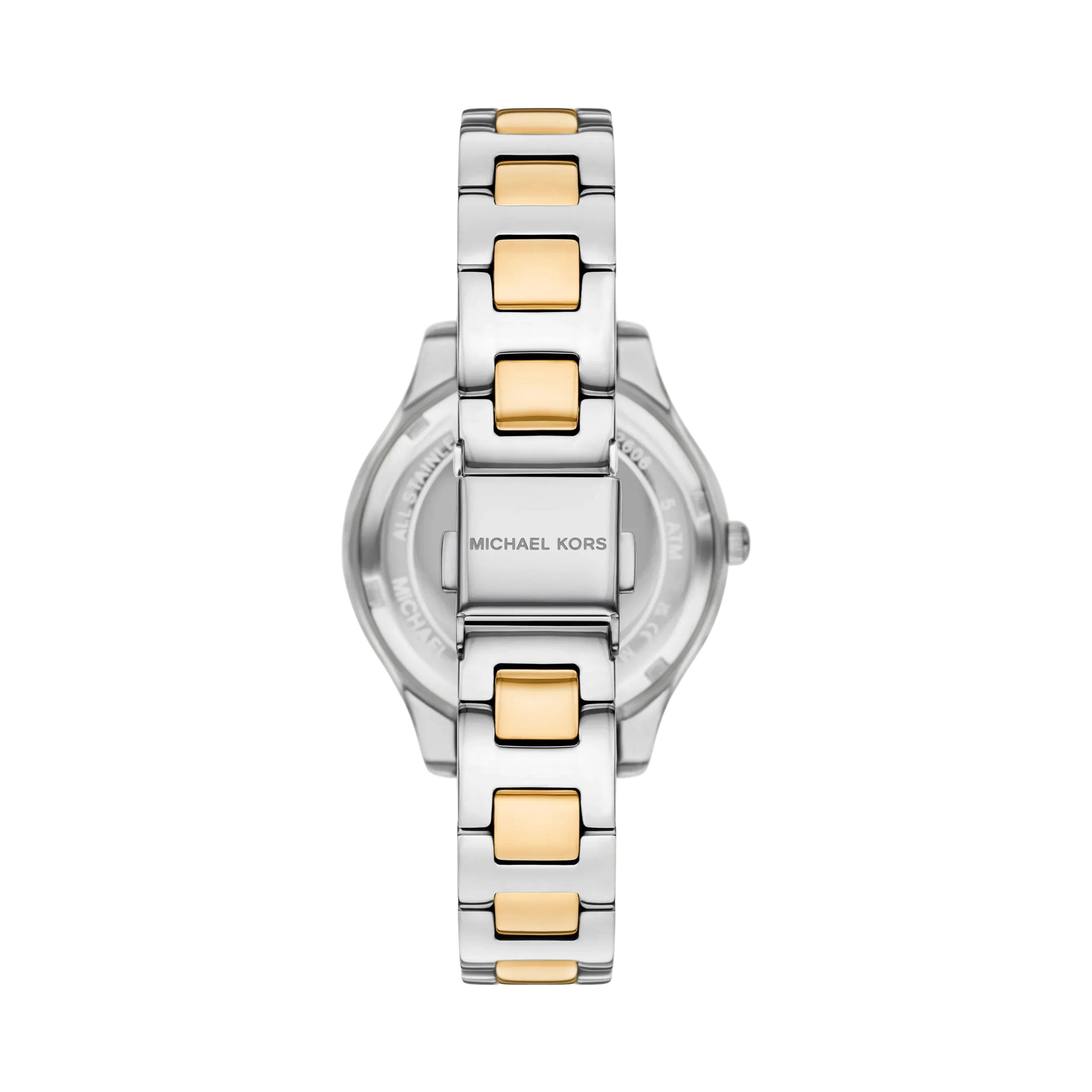 Michael Kors Women Liliane Pave Two Tone Watch - Silver Gold