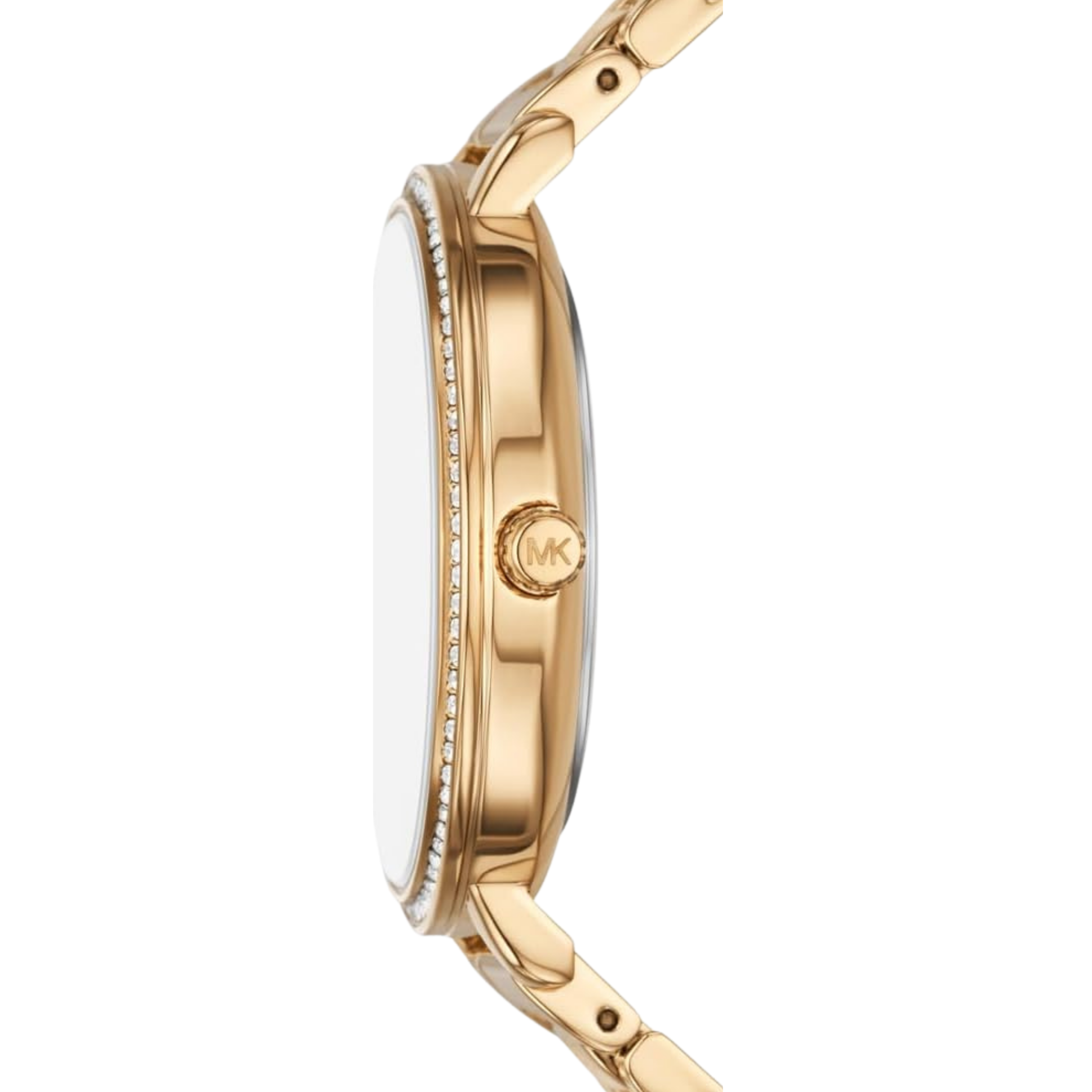 Michael Kors Women Pyper Stainless Steel Watch - Gold Black Logo