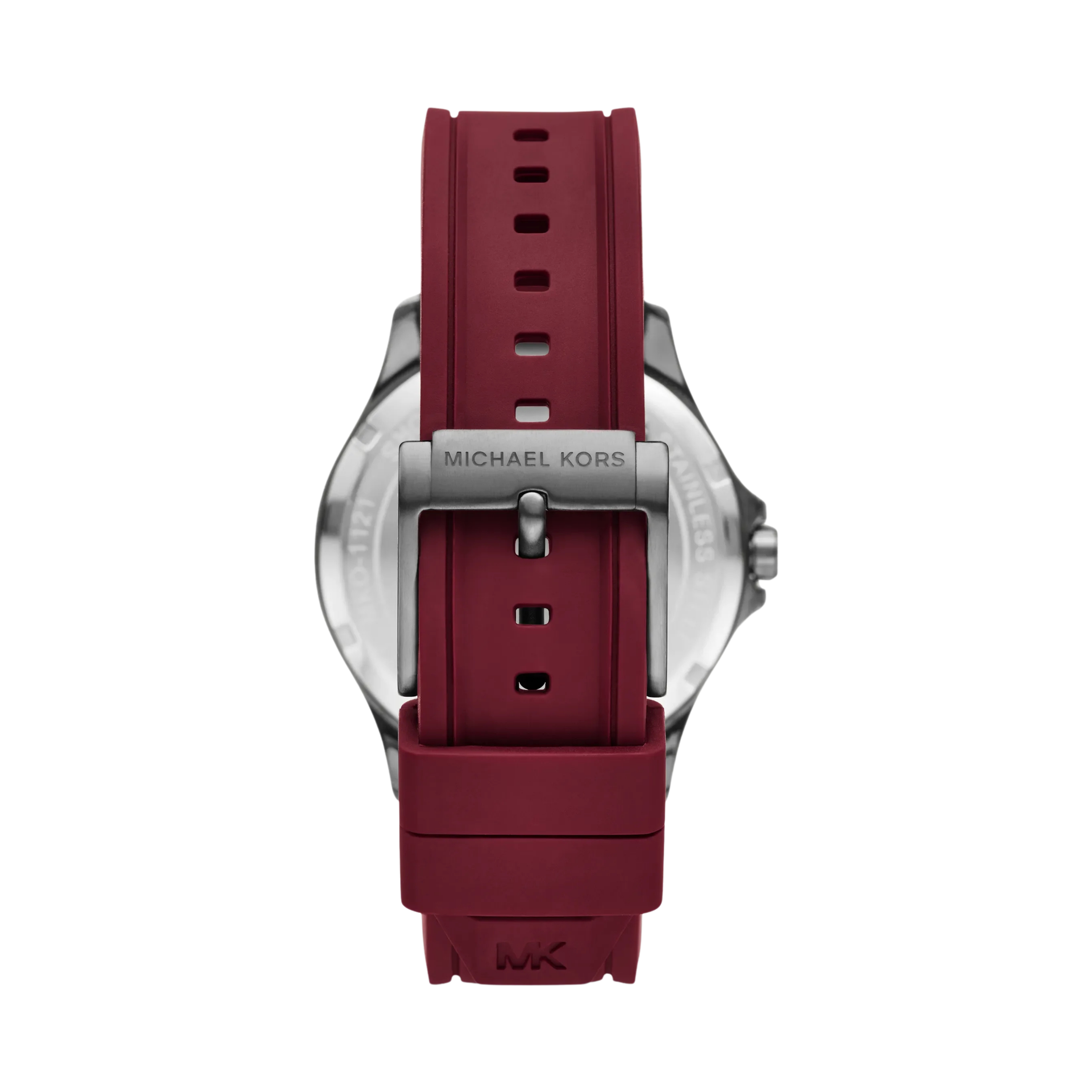 Michael Kors Men Oversized Bowen Gunmetal Tone Silicone Watch - Gunmetal