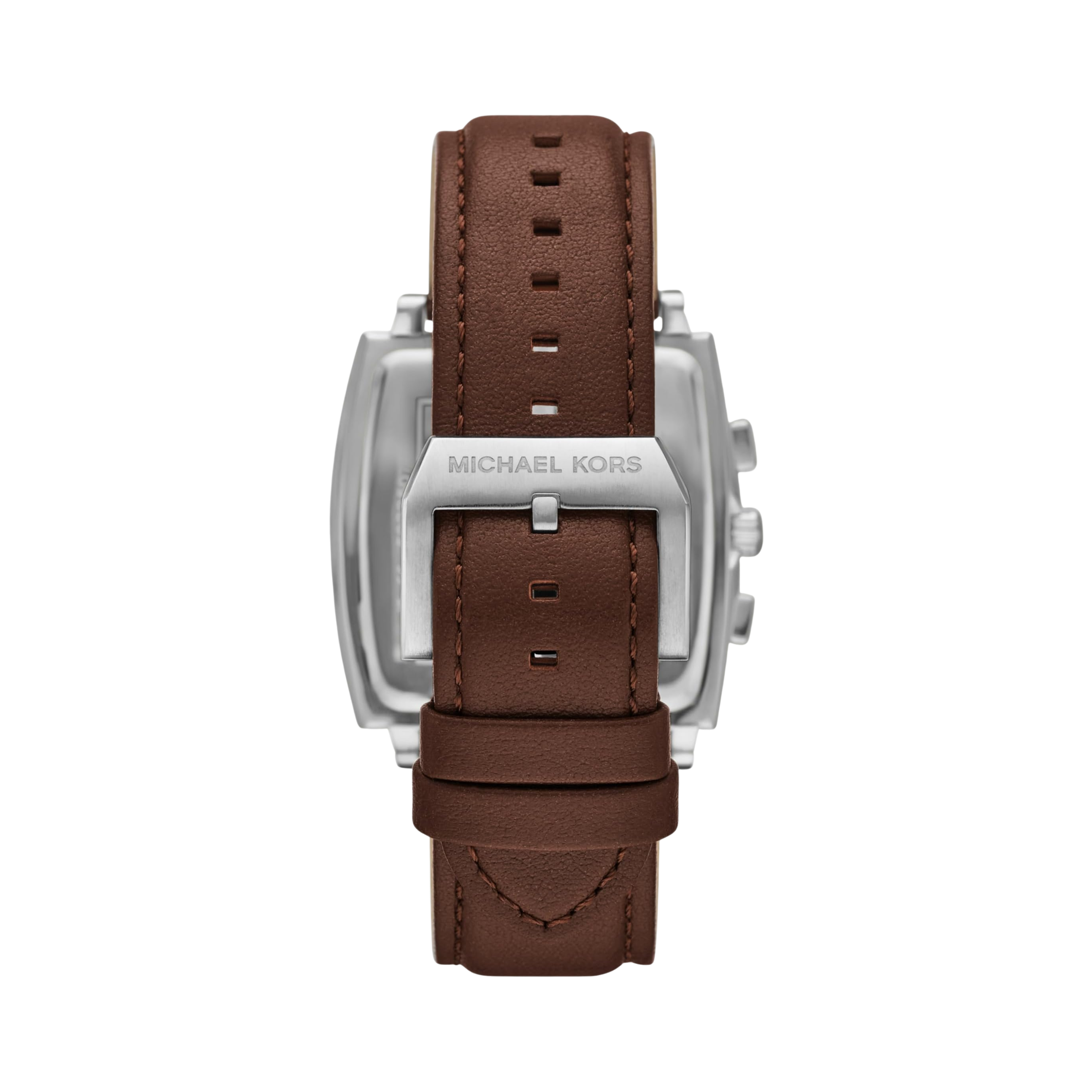 Michael Kors Men Rhys Chronograph Leather Watch - Brown