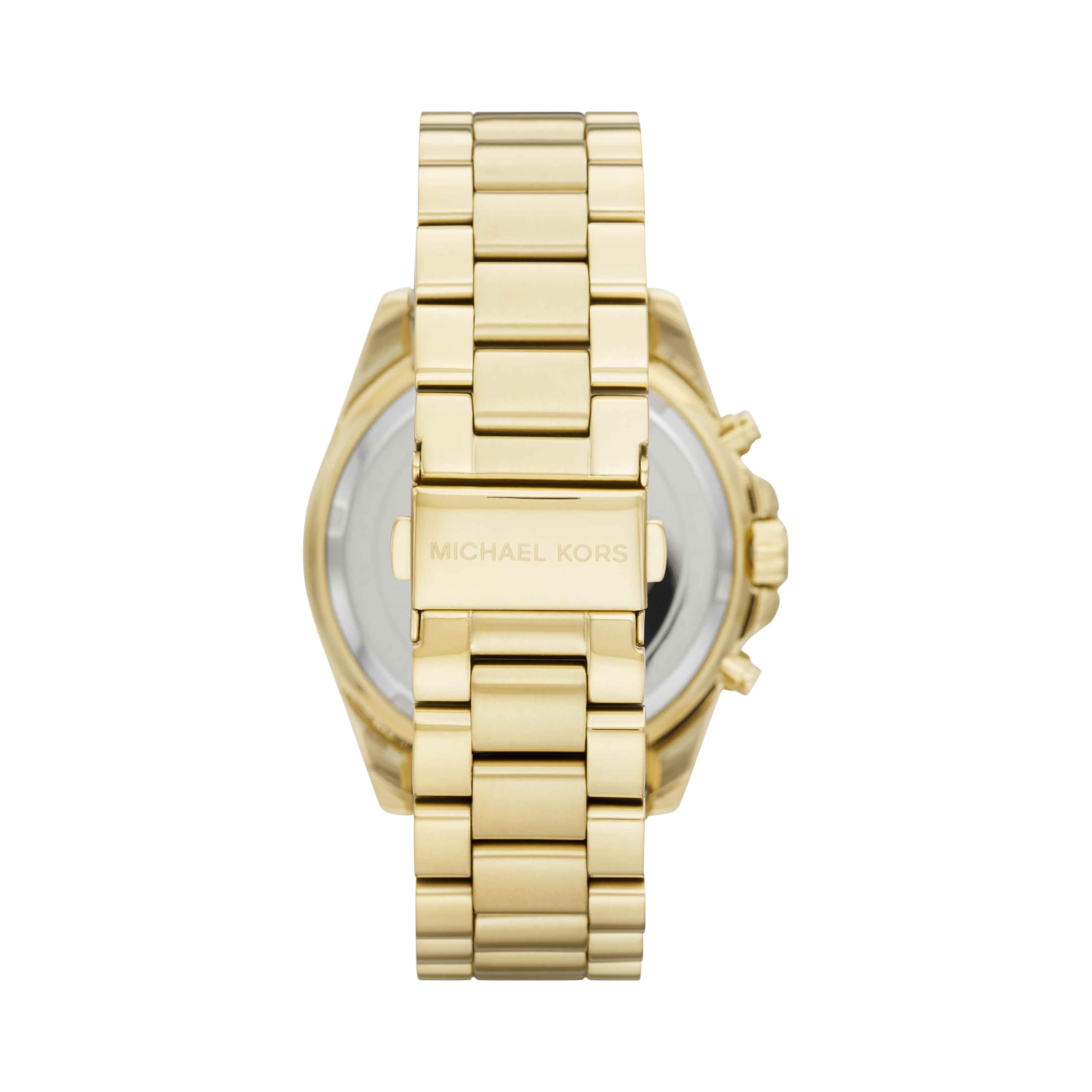 Michael Kors Men Bradshaw Stainless Steel Chronograph Watch - Gold Black Dial