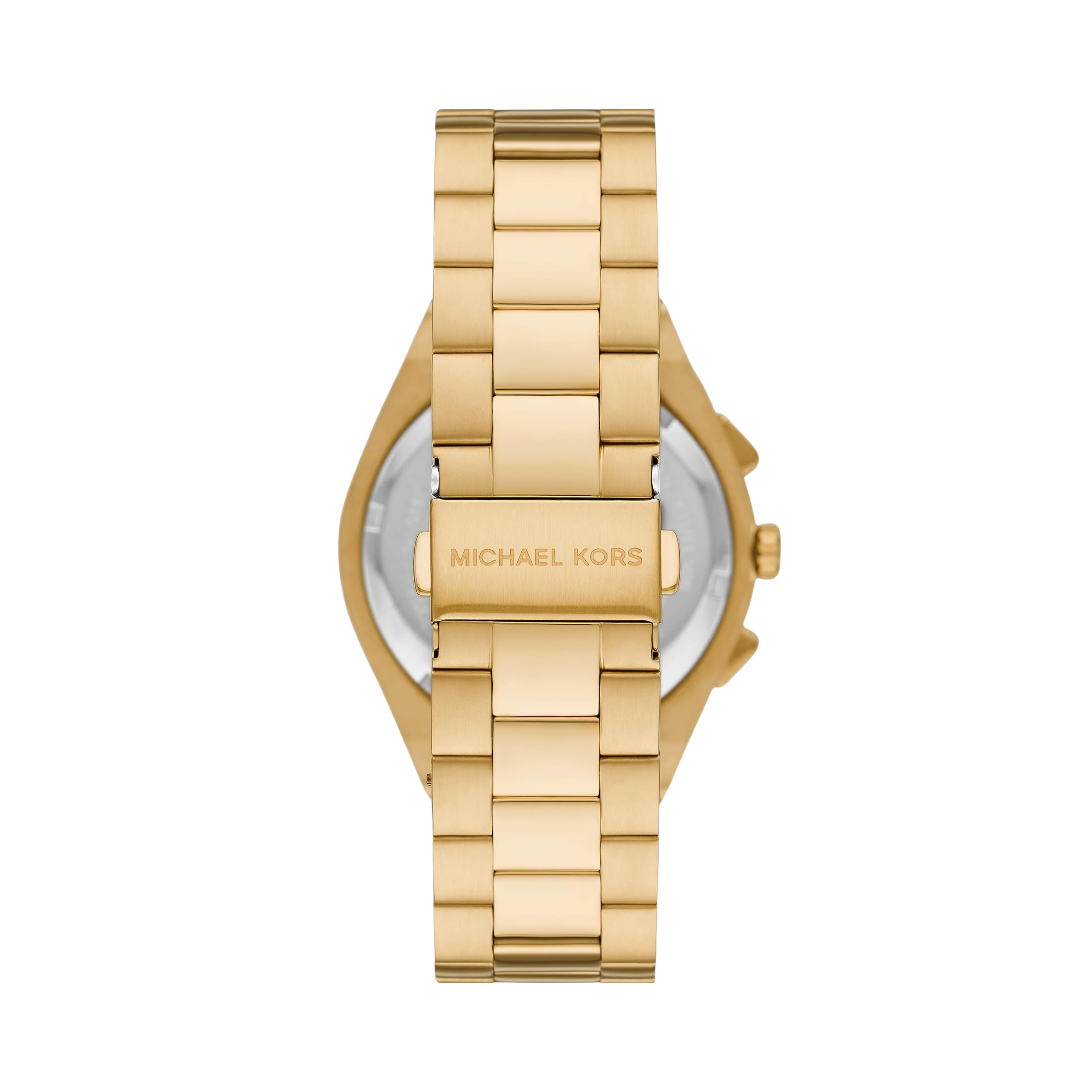 Michael Kors Men Lennox Stainless Steel Chronograph Watch - Gold White