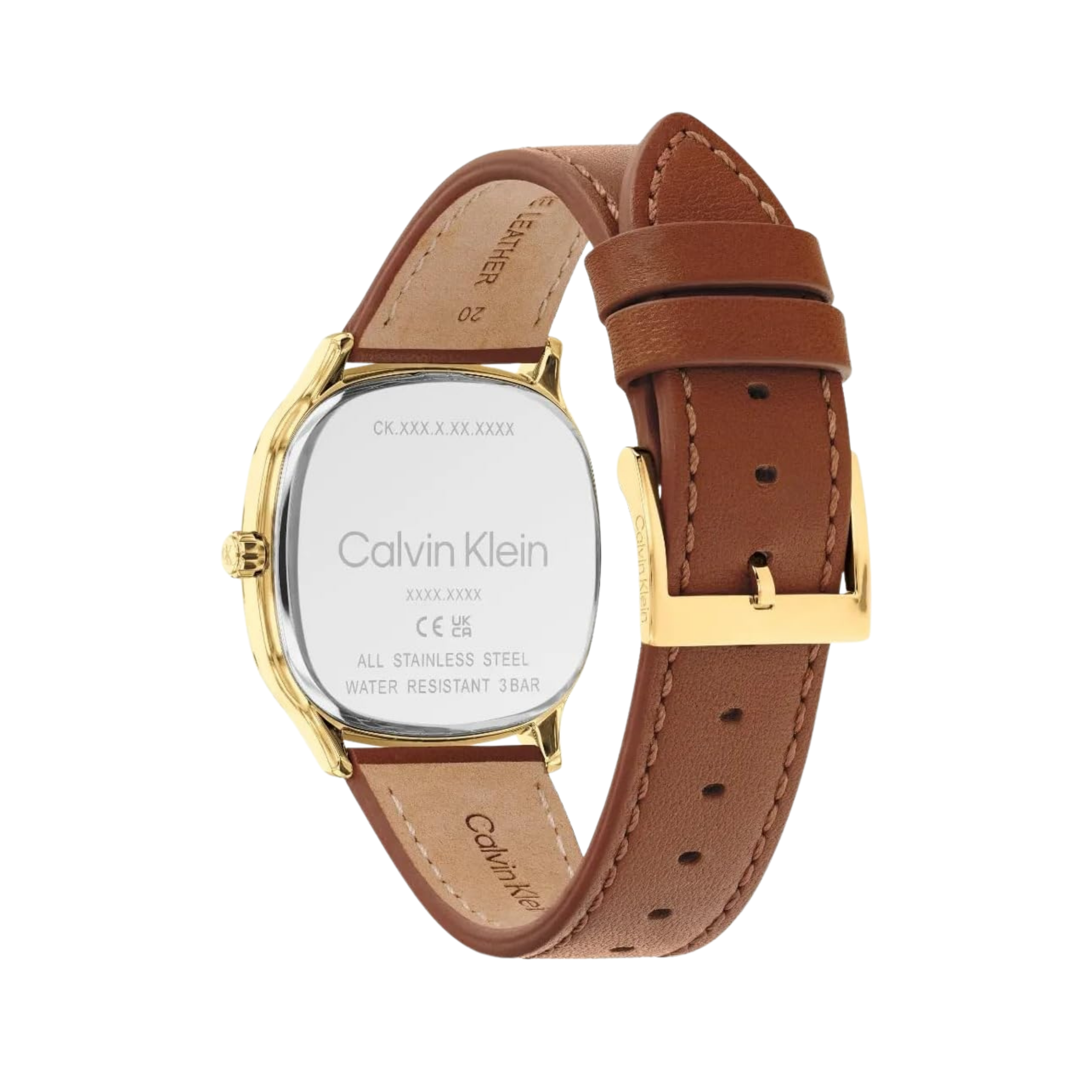 Calvin Klein Men CK Shape Watch - Tan