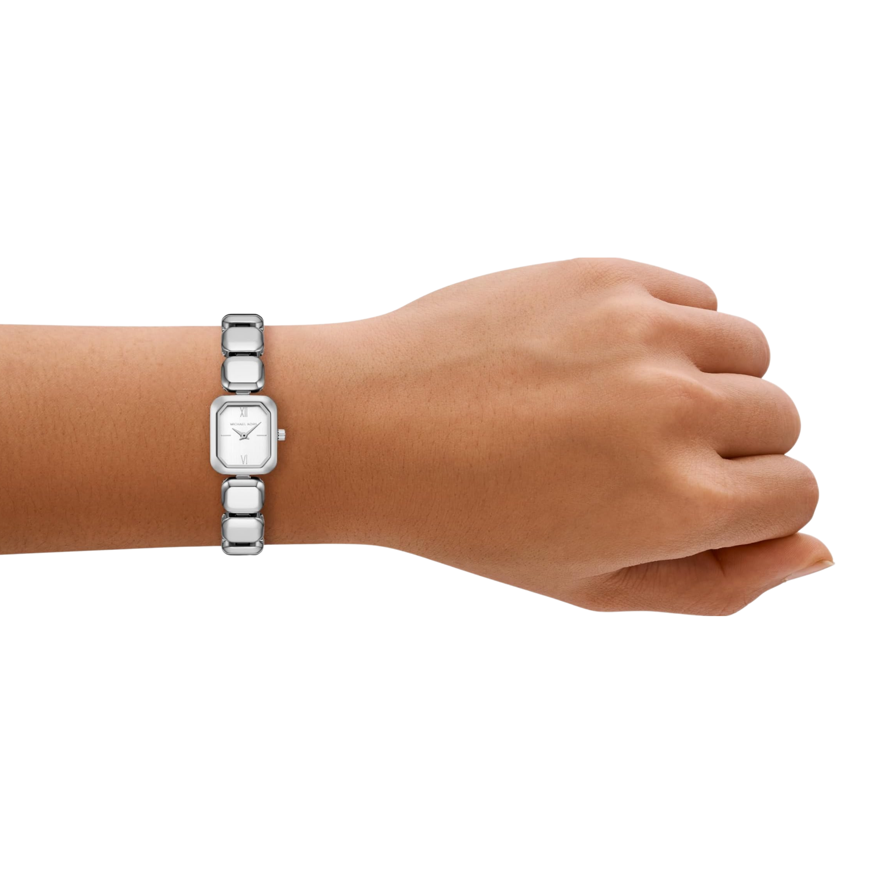 Michael Kors Women Cami Stainless Steel Watch - Silver