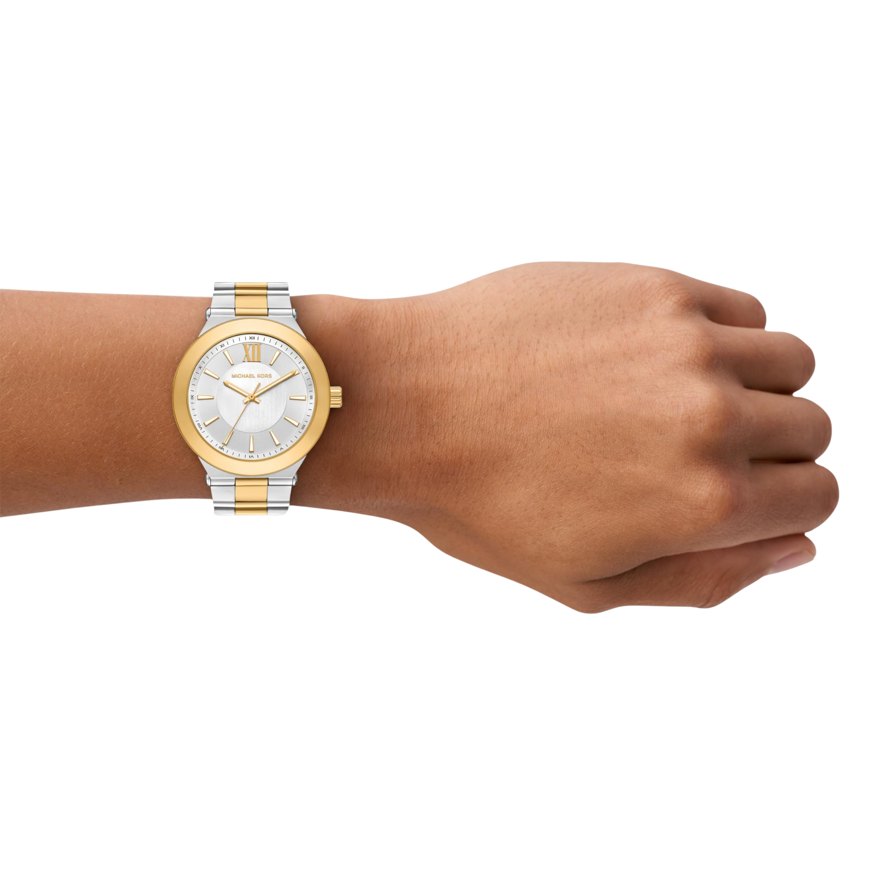 Michael Kors Men Billie Three Hand Stainless Steel Watch - Two Tone