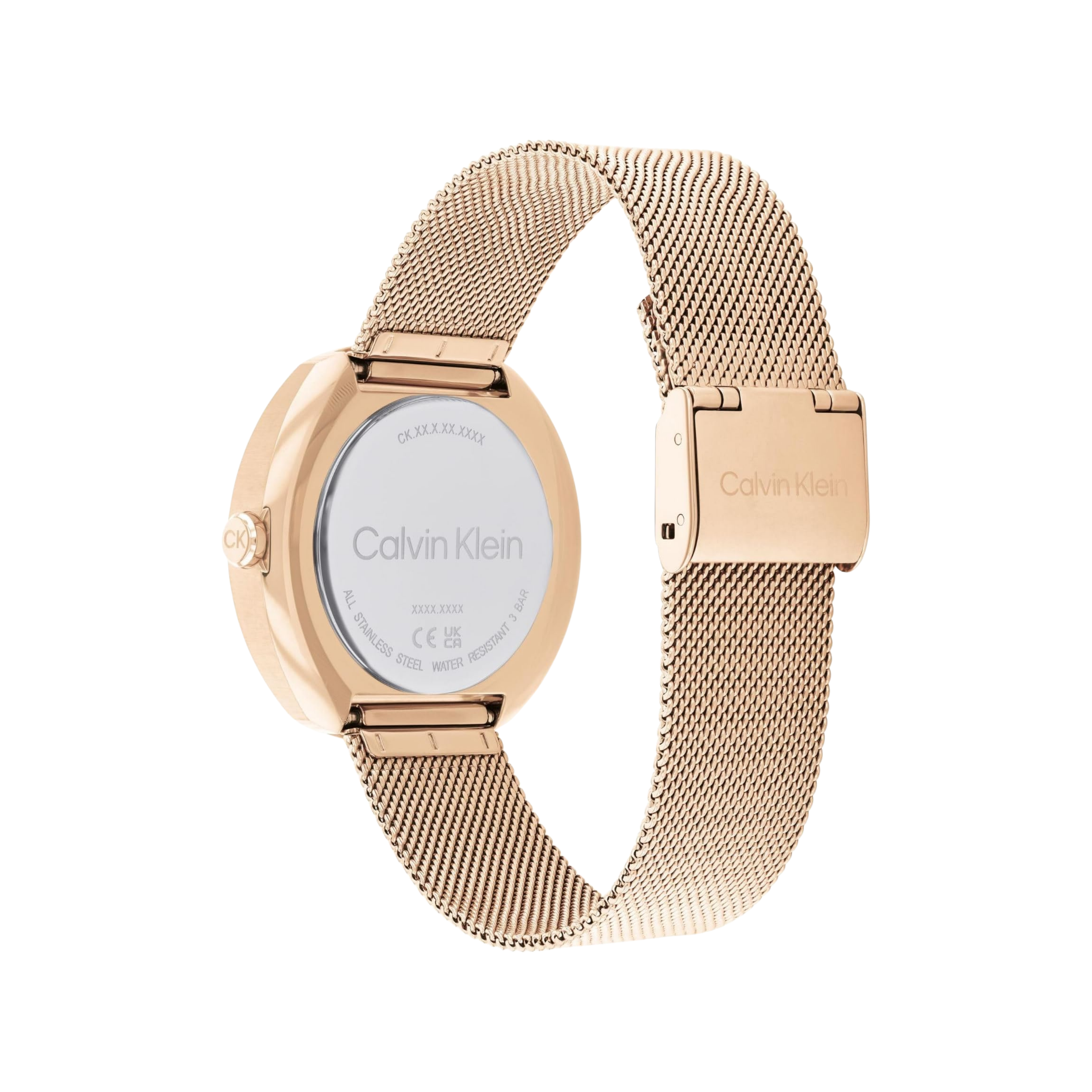 Calvin Klein Women Shape Quartz Multi Function Watch - Carnation Gold