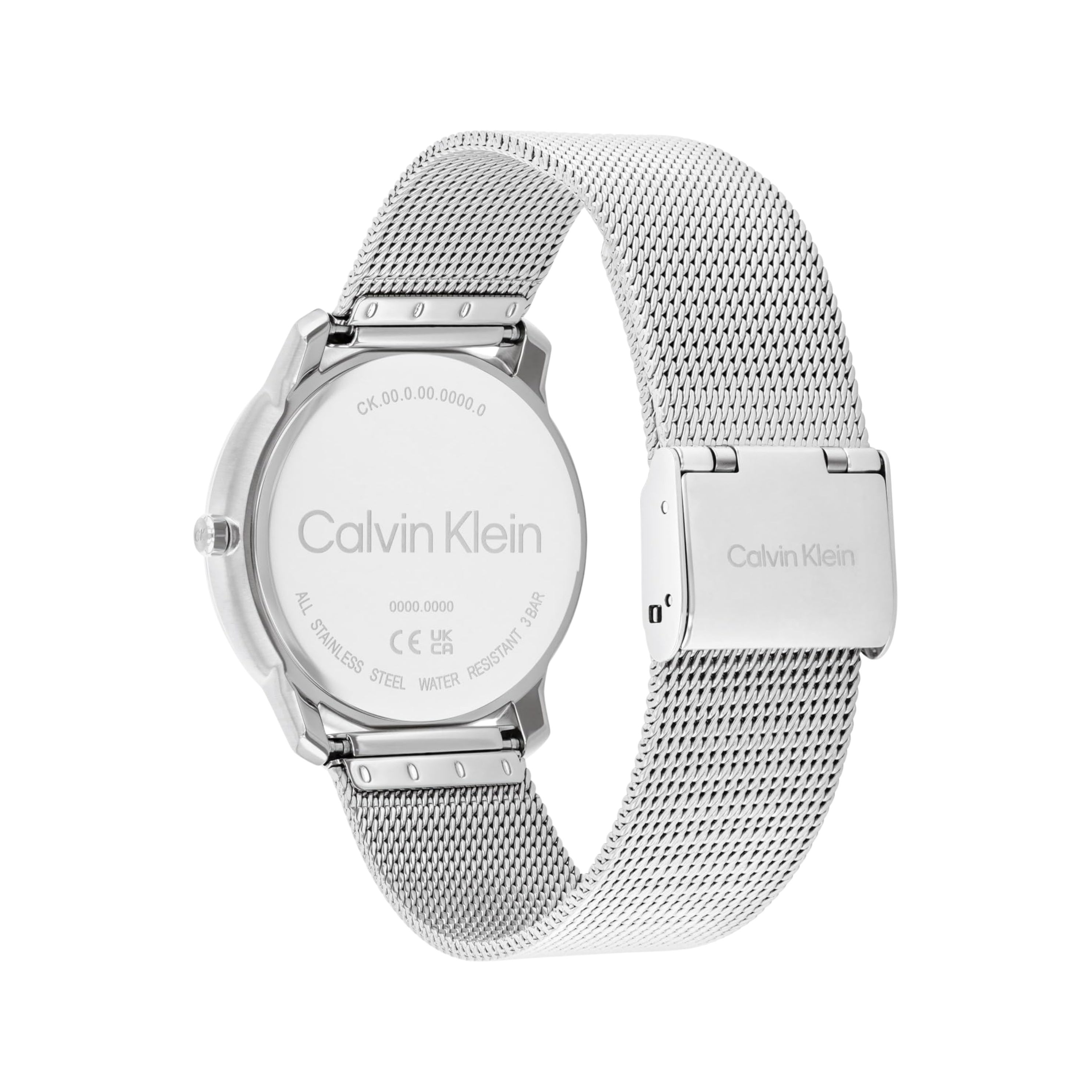 Calvin Klein Women Iconic Watch - Silver Pink Mesh