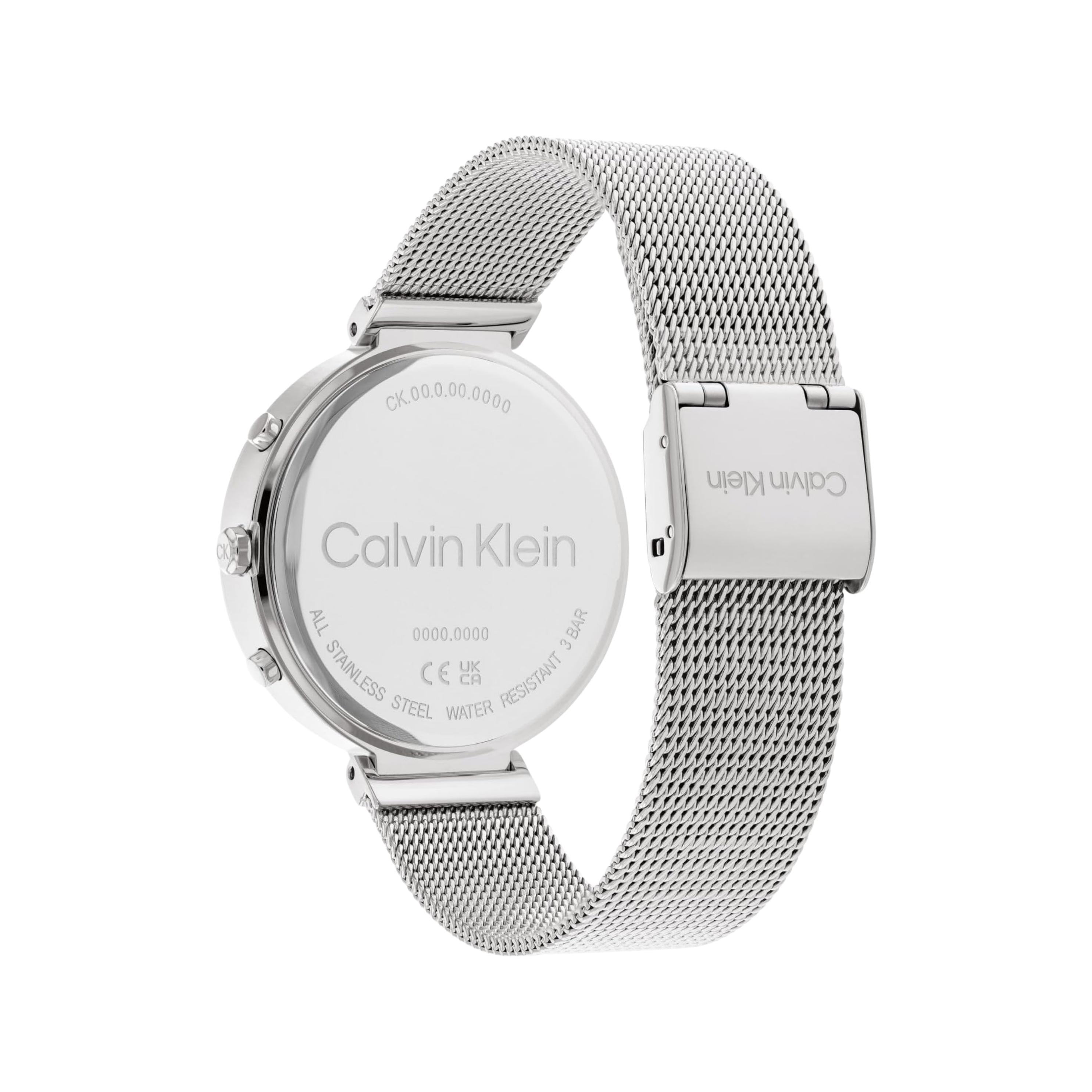 Calvin Klein Women Radiant Minimalistic T Bar Watch -  Blush Silver