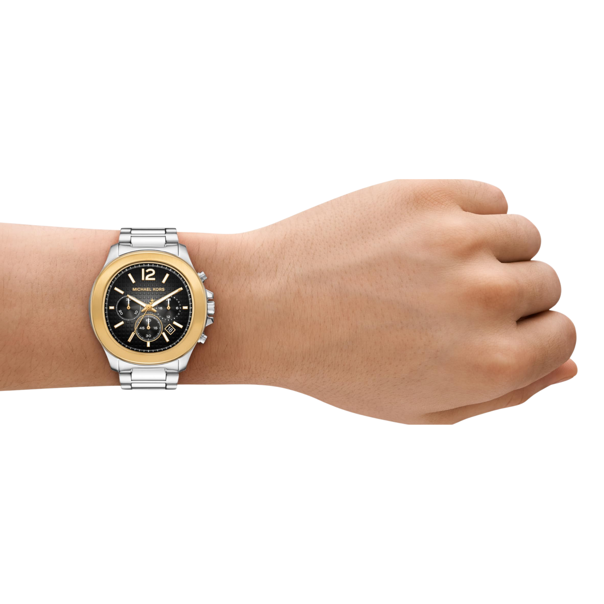 Michael Kors Men Sage Stainless Steel Watch - Two Tone