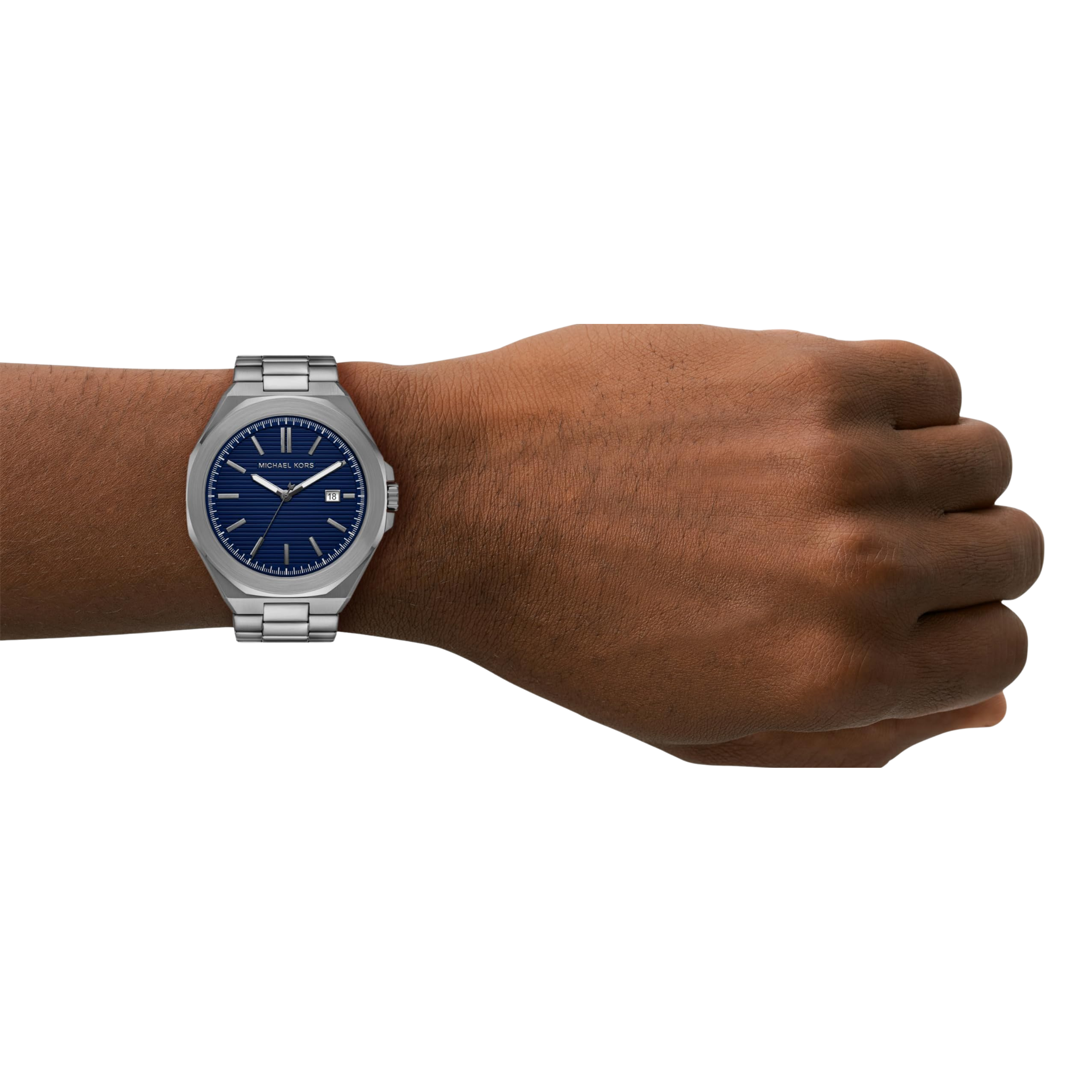 Michael Kors Men Callum Three Hand Date Stainless Steel Watch - Gunmetal
