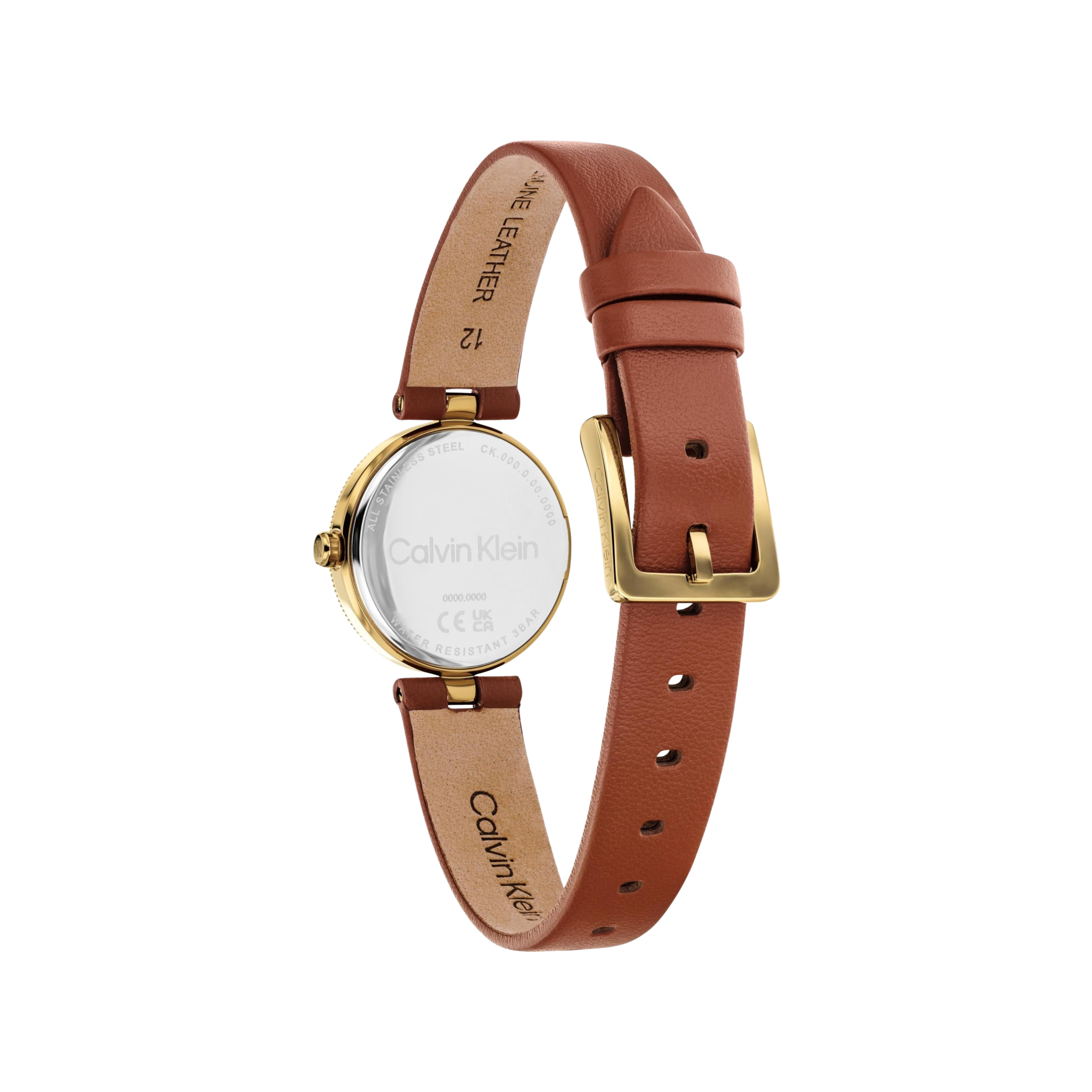 Calvin Klein Women Gleam Two Hand Quartz Watch - Brown Shimmer