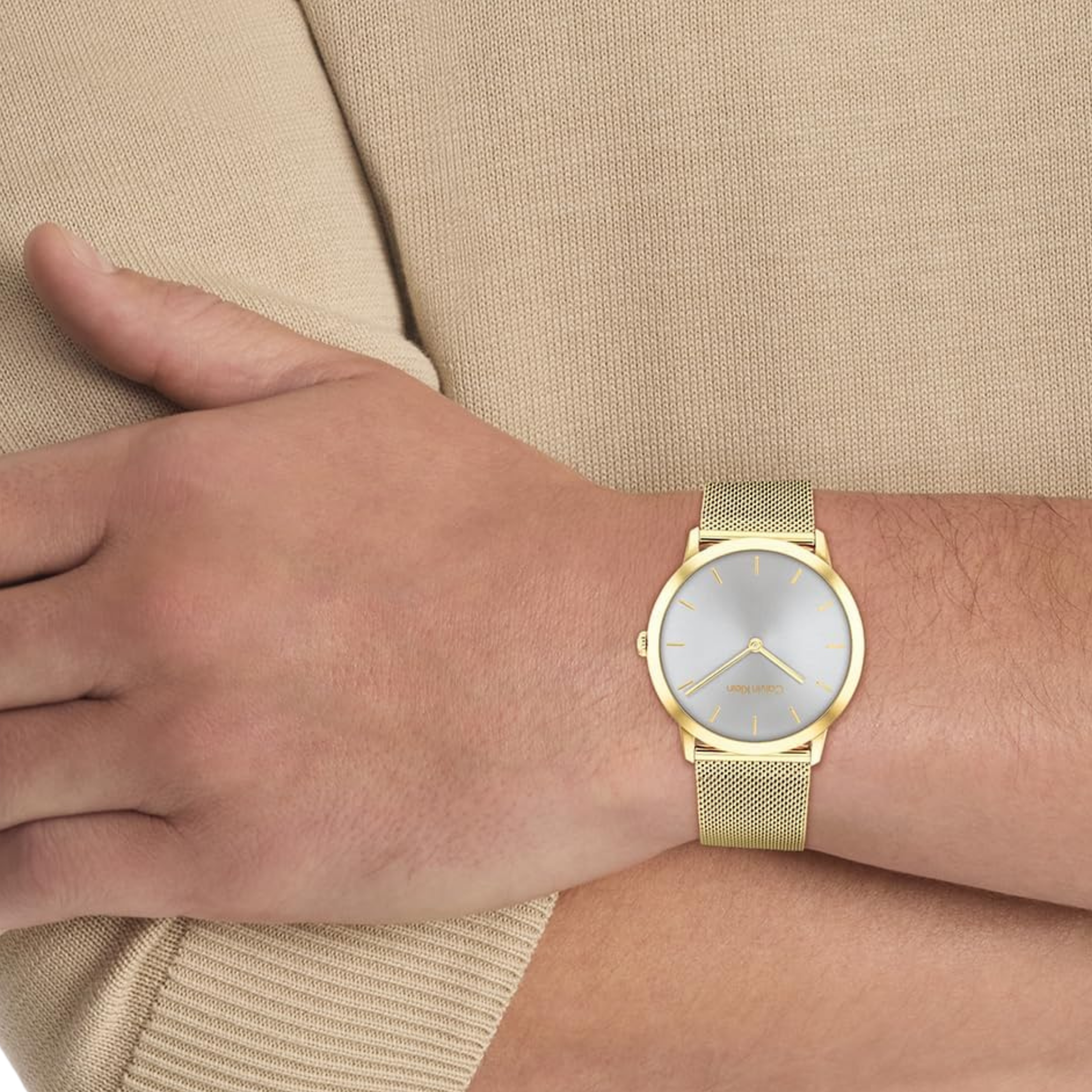 Calvin Klein Men Exceptional Watch - Gold Plated
