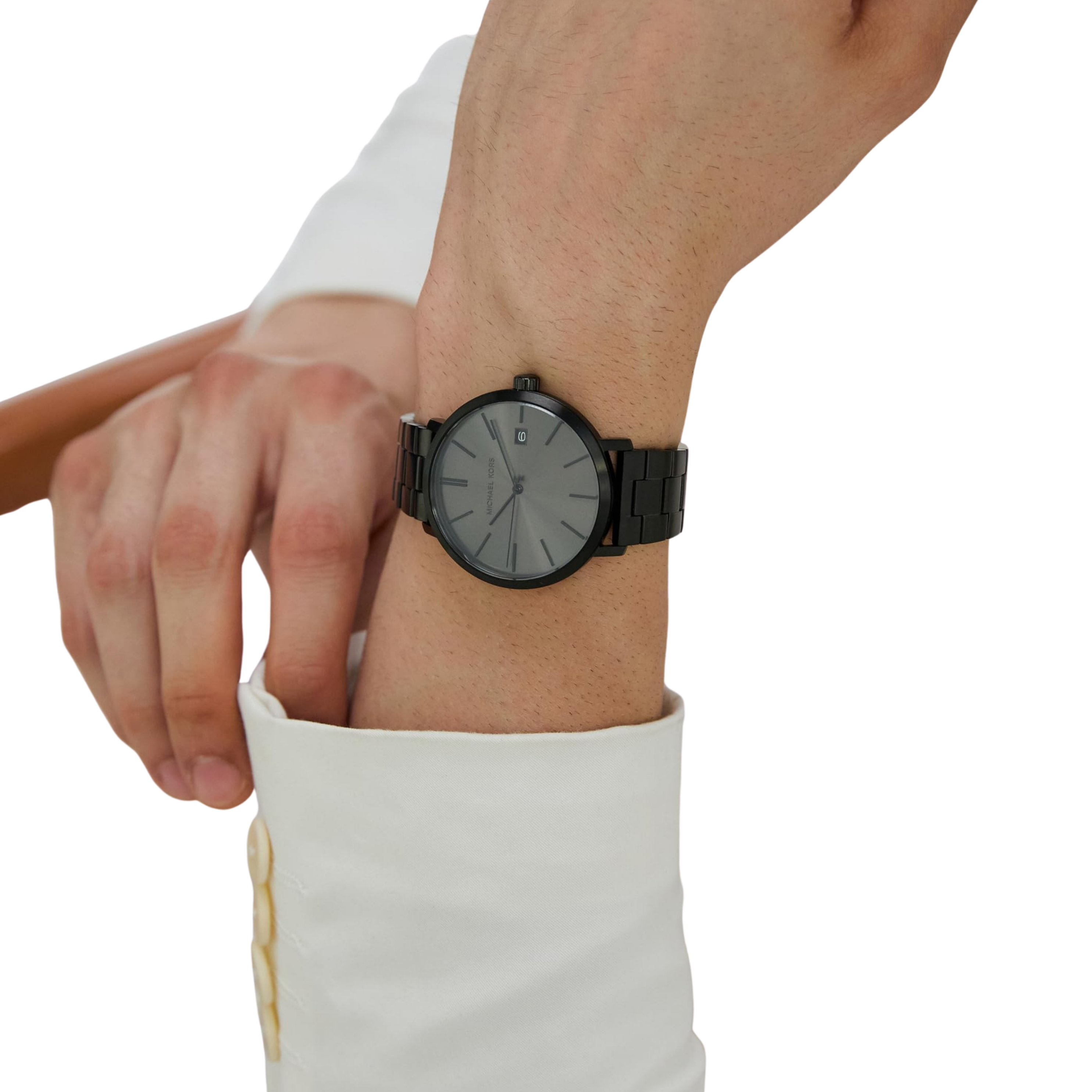 Michael Kors Men Blake Stainless Steel Watch - Black