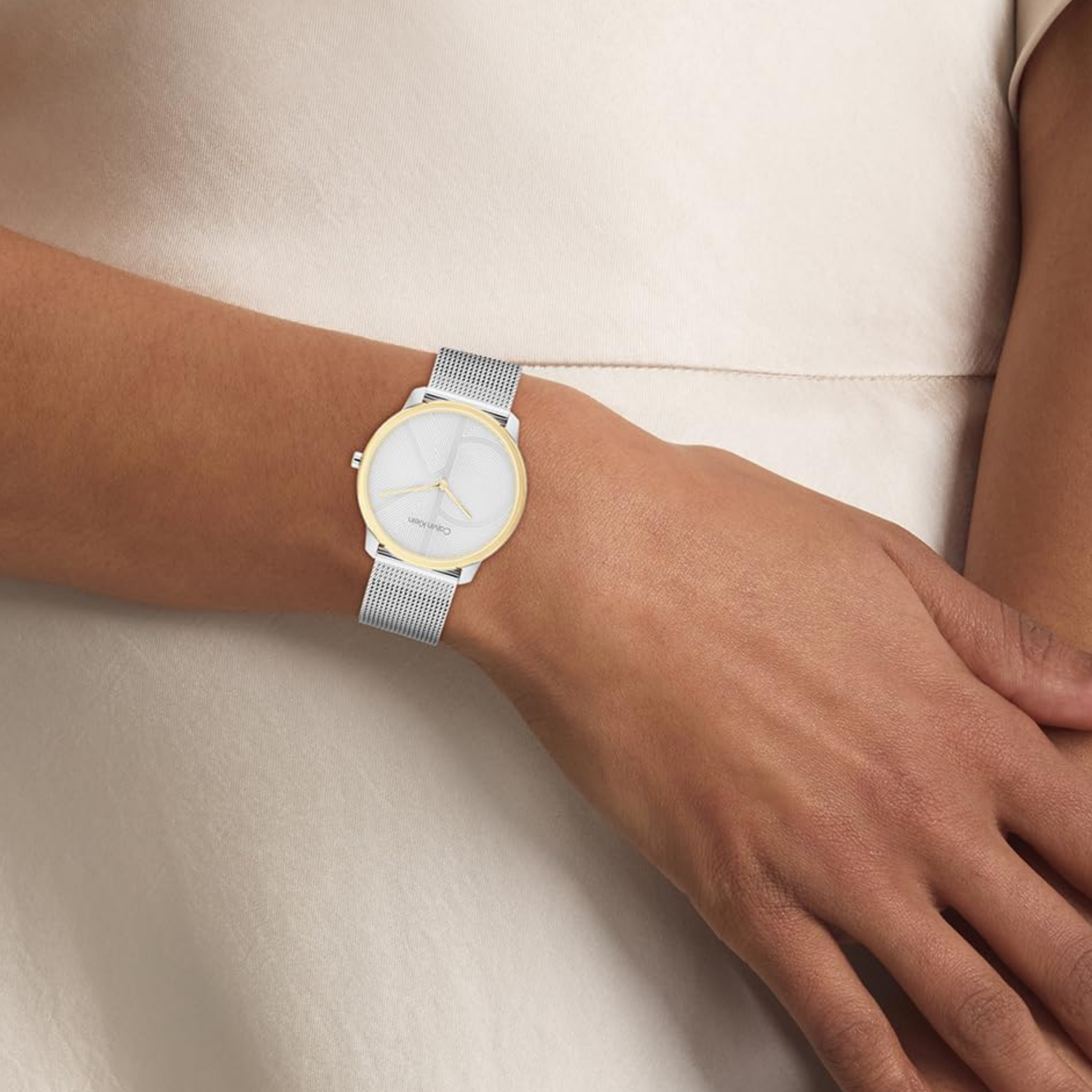 Calvin Klein Women Iconic Watch - Silver Gold