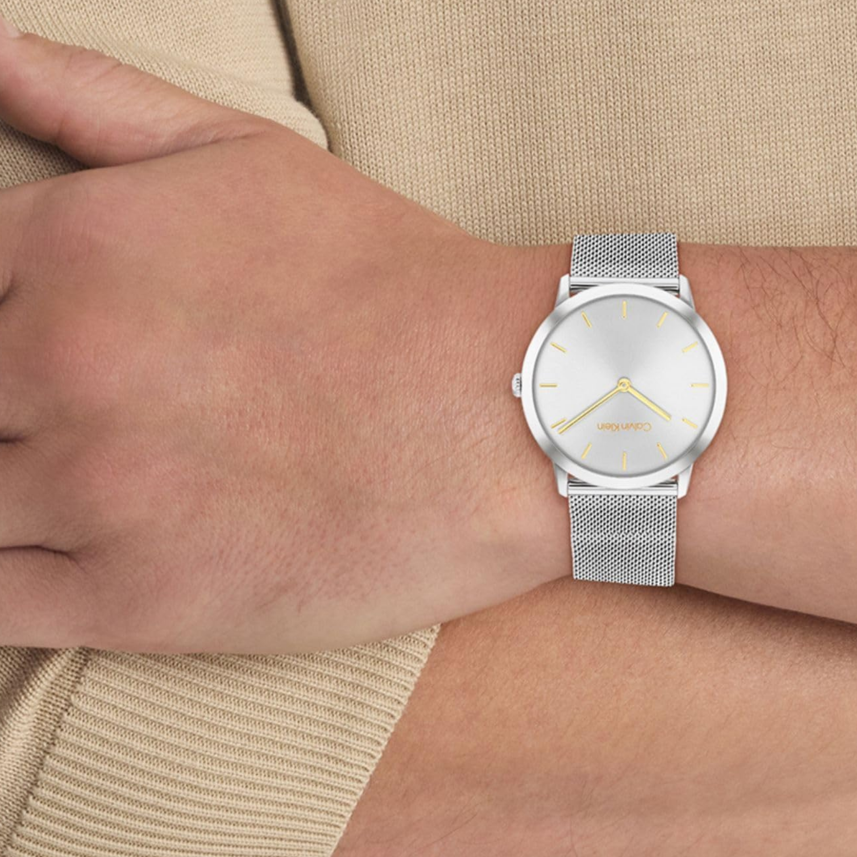 Calvin Klein Men Exceptional Watch - Silver