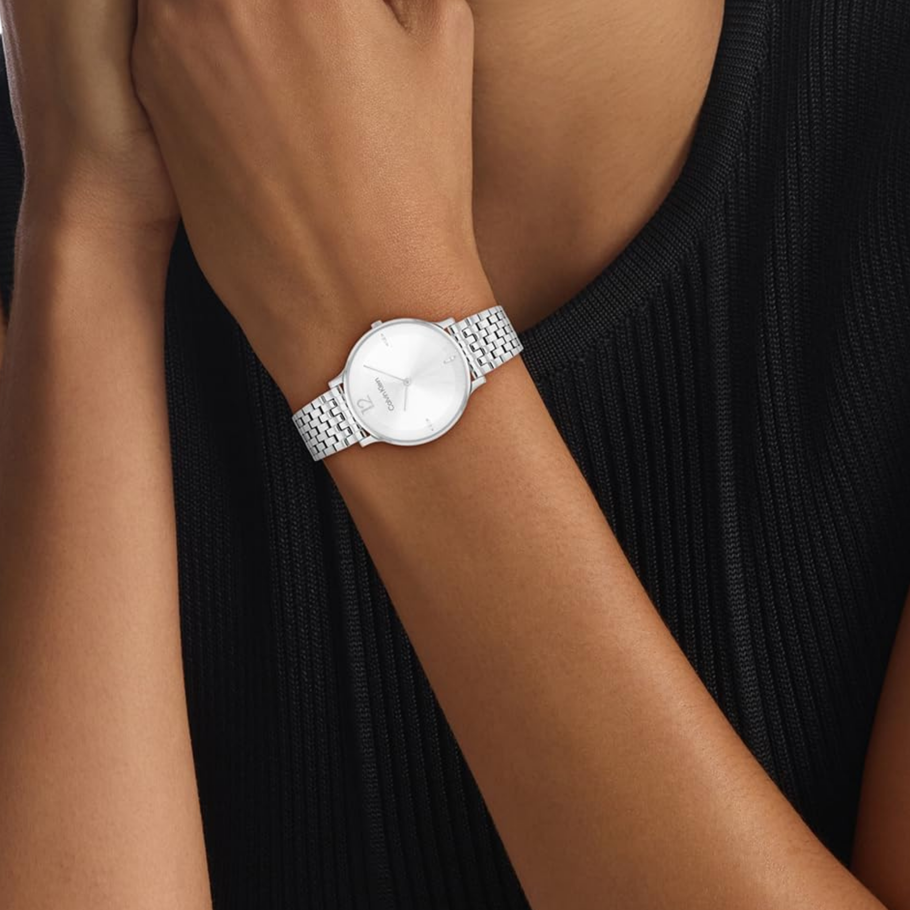 Calvin Klein Women Luxe Quartz Watch - Silver