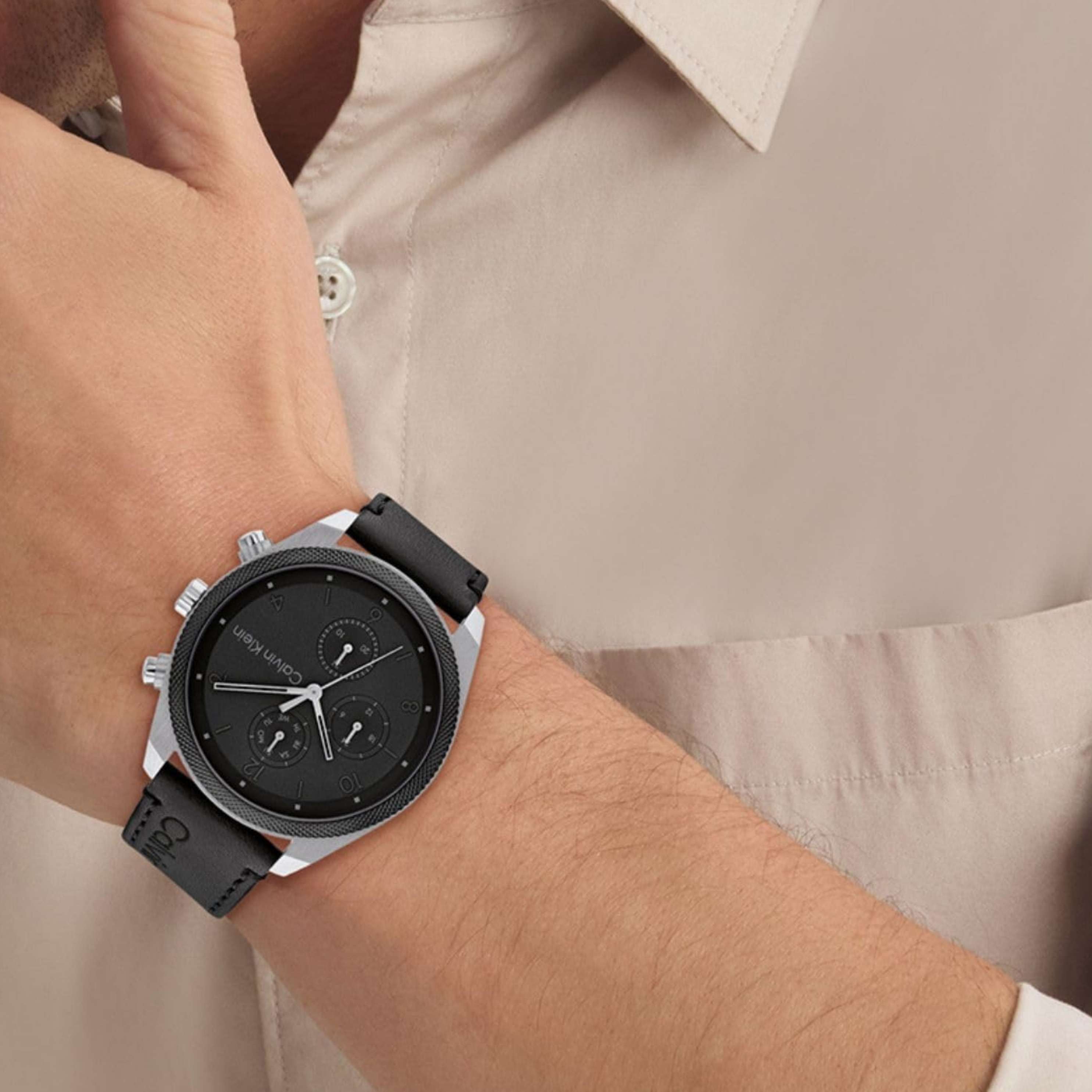 Calvin Klein Men Impact Watch - Black Silver