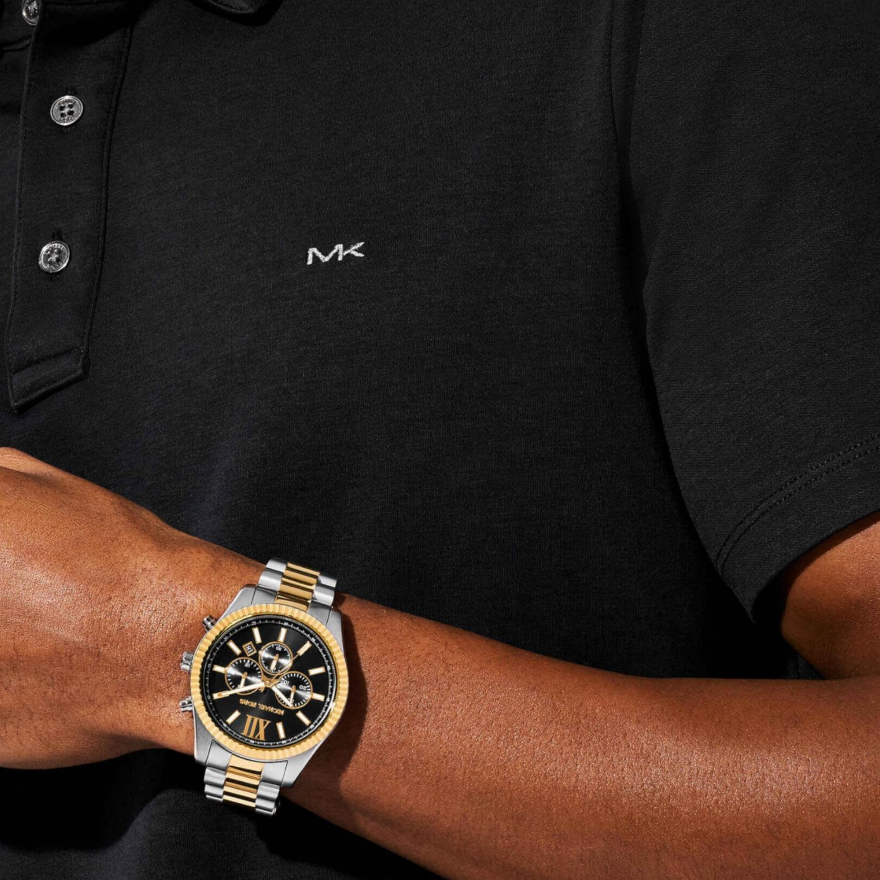 Michael Kors Men Lexington Stainless Steel Bracelet Watch - Two Tone