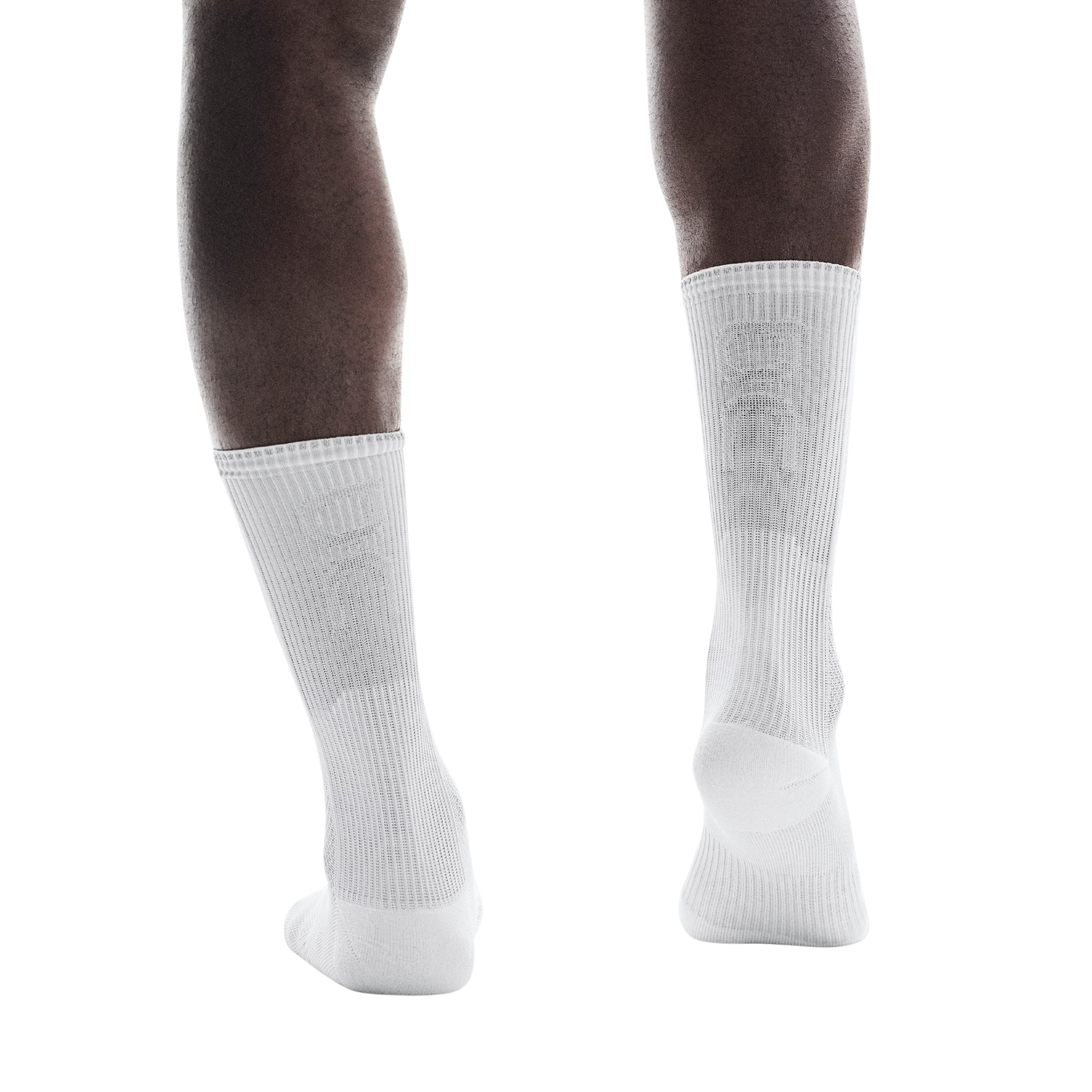 On Performance Run Sock High - White Glacier