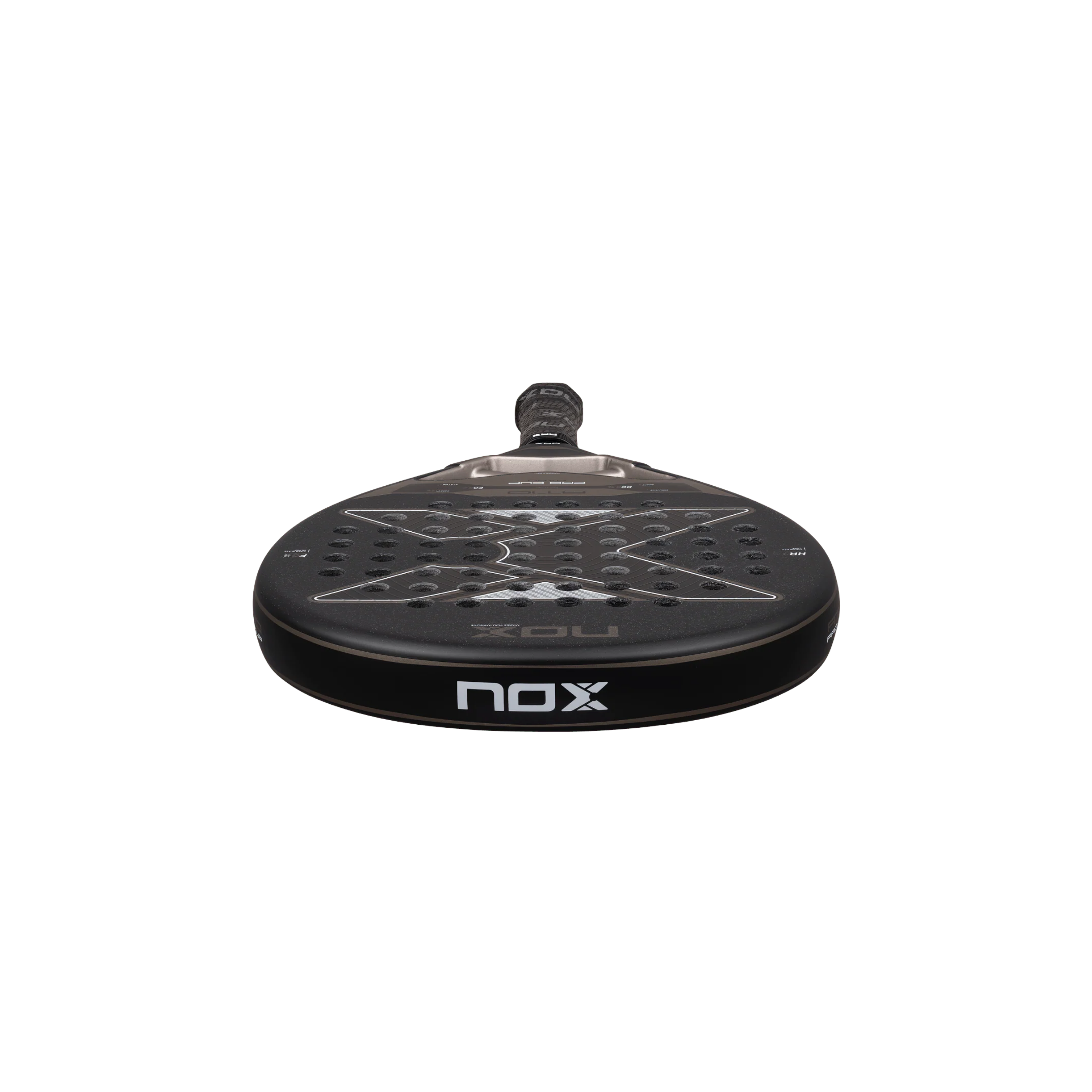 Nox AT10 Pro Cup Hard 2026 by Agustín Tapia Padel Racket - Brown Black