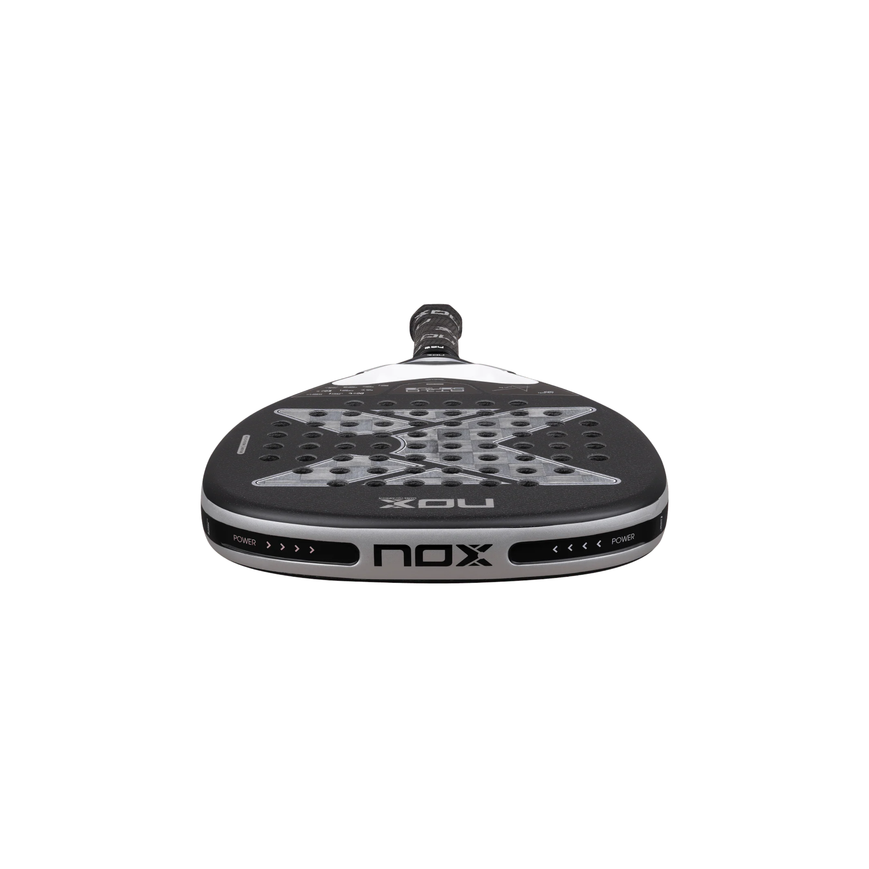 Nox AT10 Luxury Genius Attack 18K Alum 2026 Padel Racket - White Black