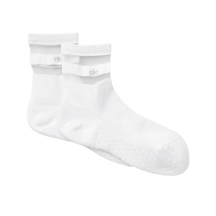 Alo Pulse Grip Sock - White