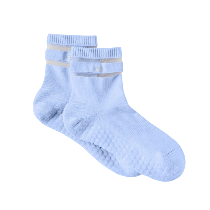 Alo Pulse Grip Sock - Light Provence Blue