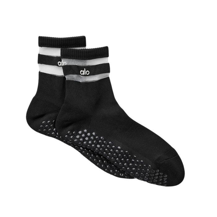 Alo Pulse Grip Sock - Black