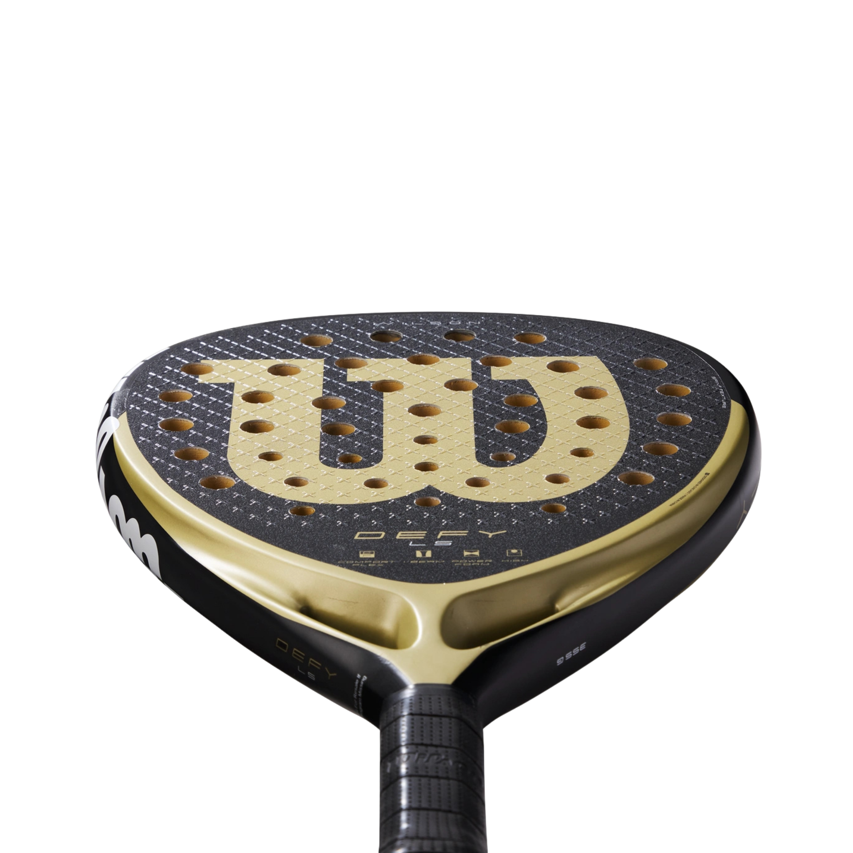 Wilson Defy LS V1 Padel Racket - Black Gold