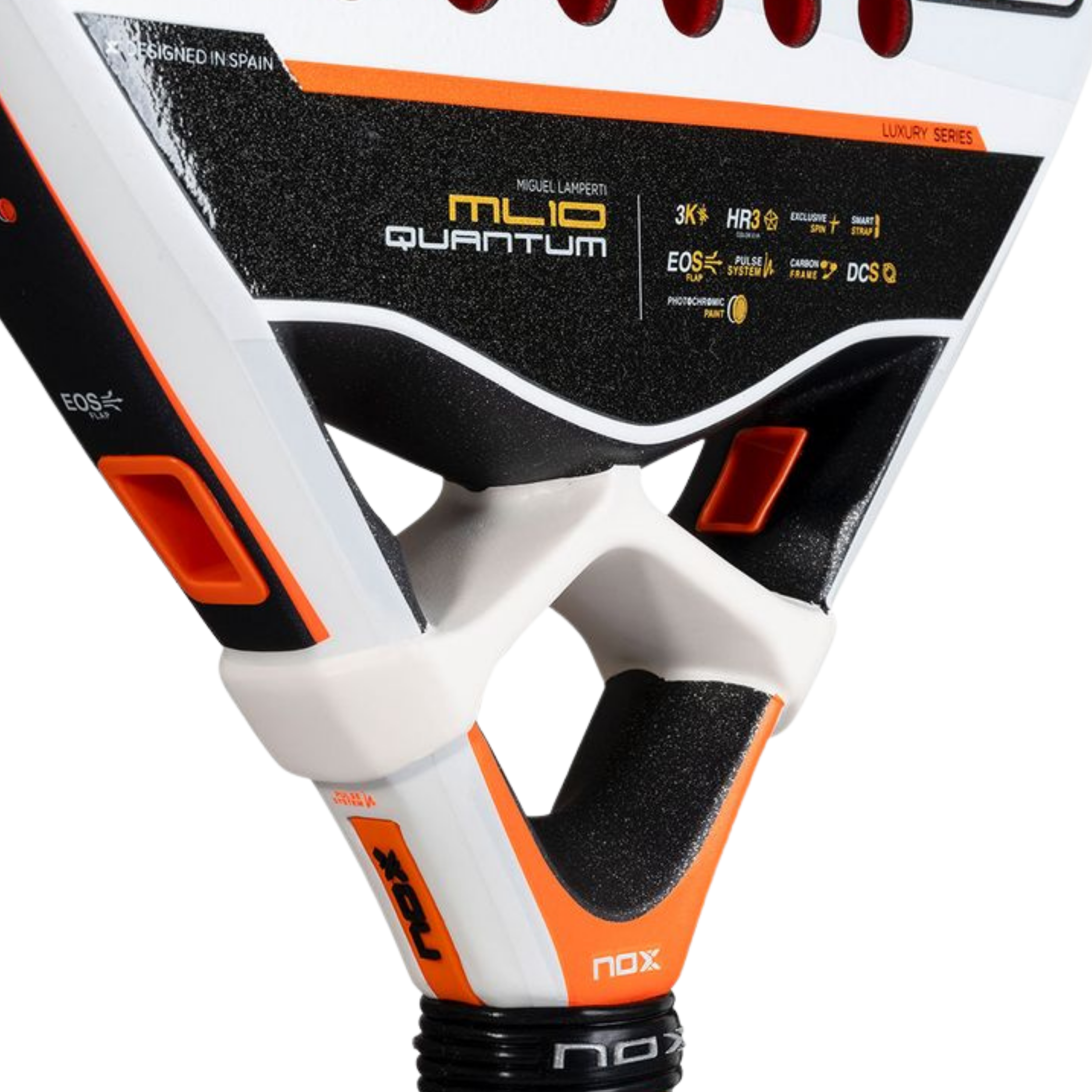 Nox ML10 Quantum 3K Padel Racket - Black White