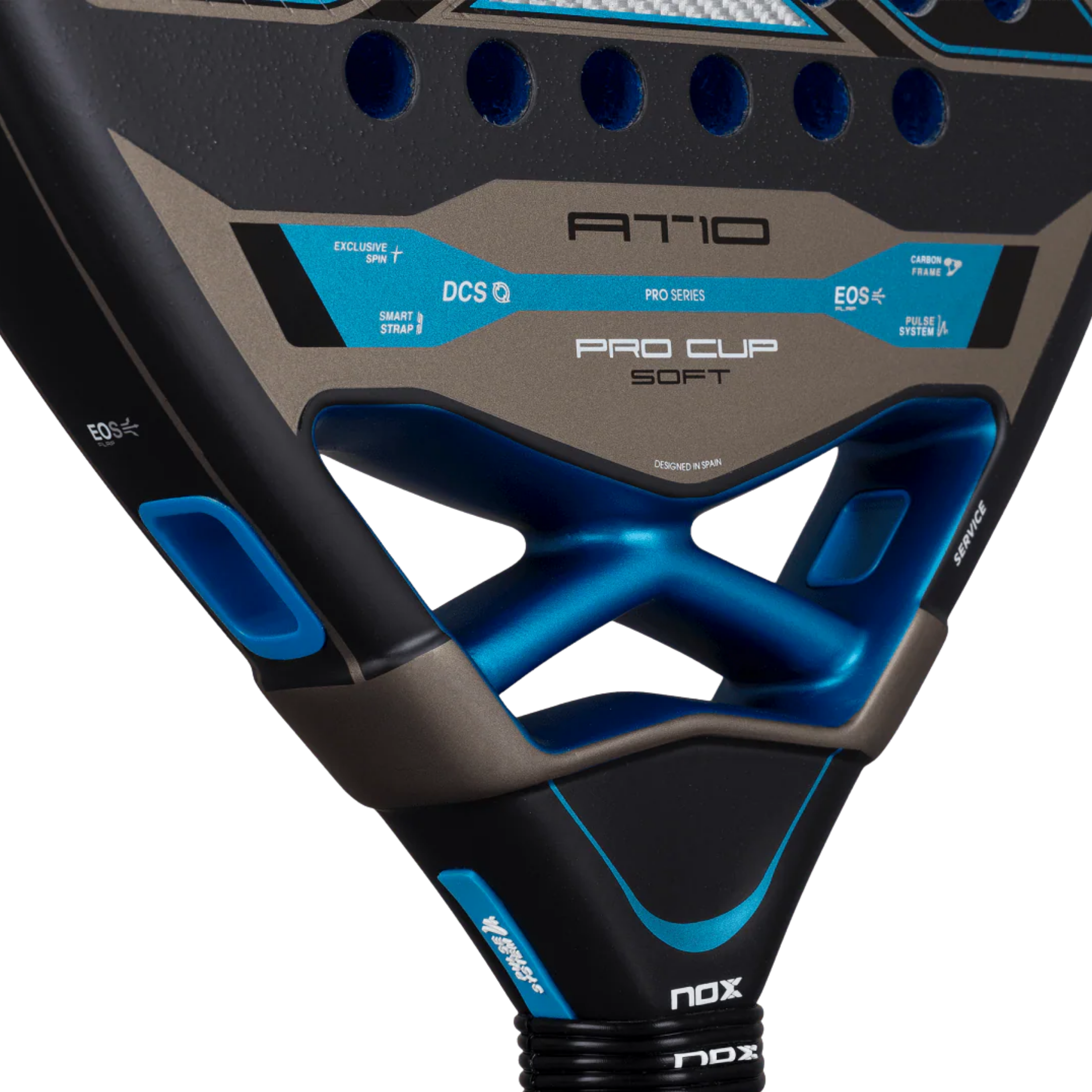 Nox AT10 Pro Cup SOFT 2026 by Agustín Tapia Padel Racket- Blue Black