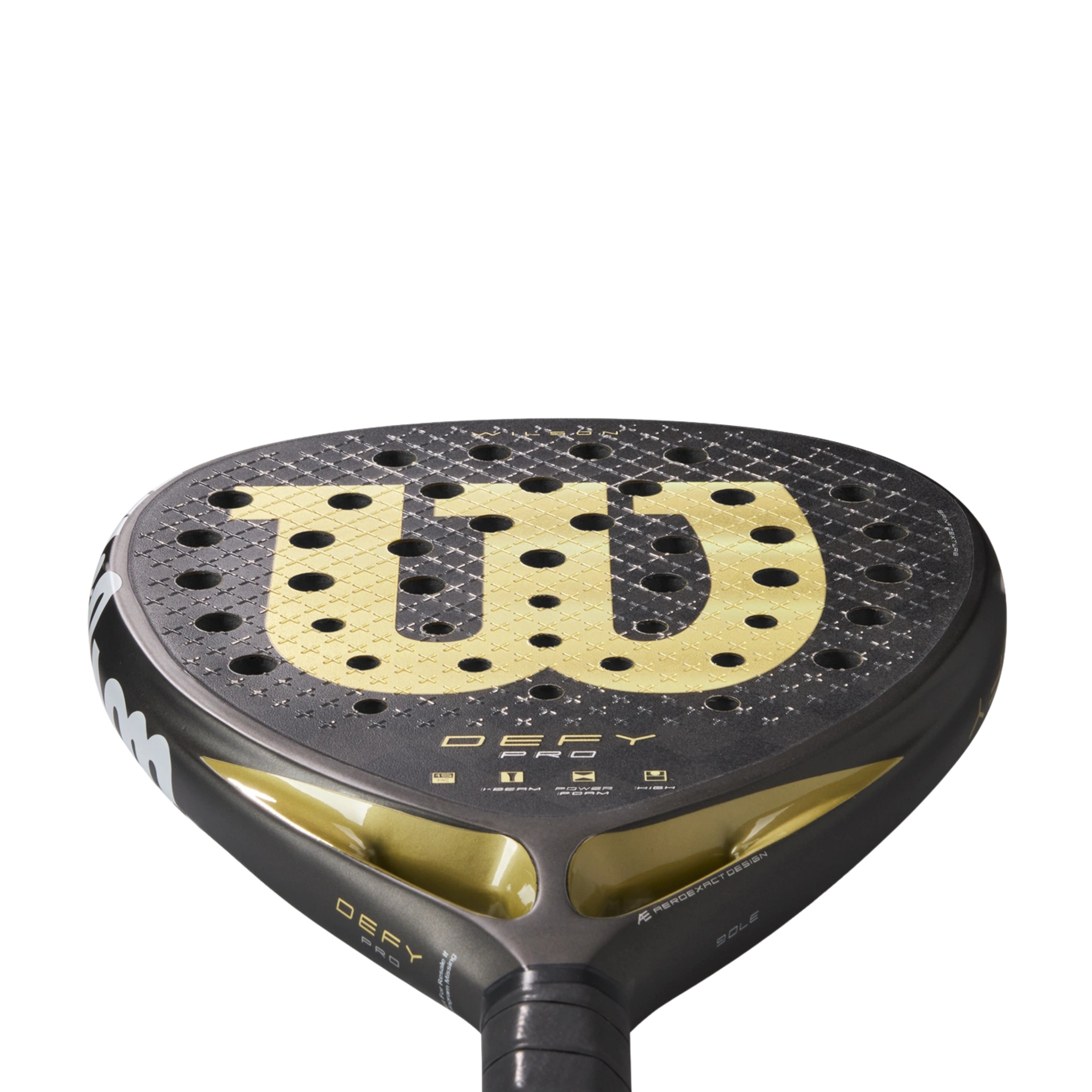 Wilson Defy Pro V1 Padel Racket - Black Gold