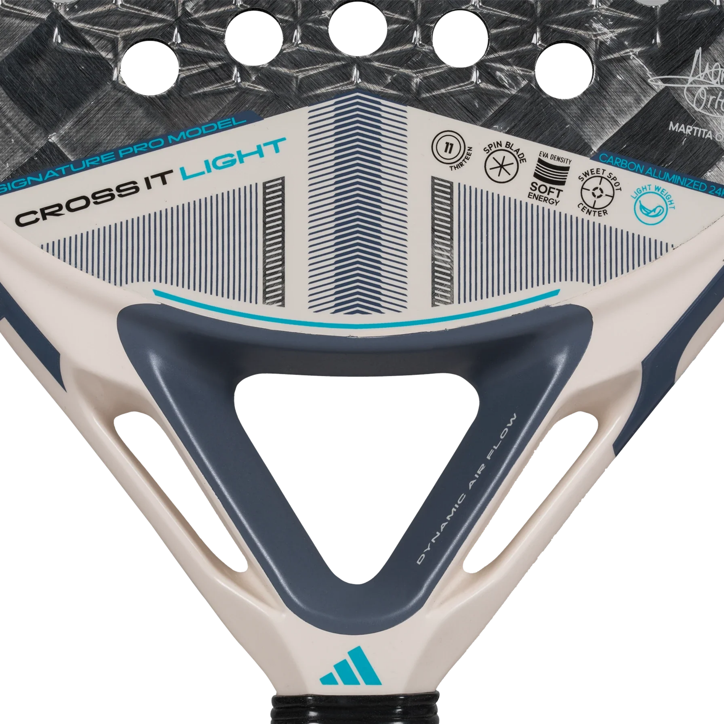 Adidas Cross It Light 3.4 2025 Padel Racket - Silver Black