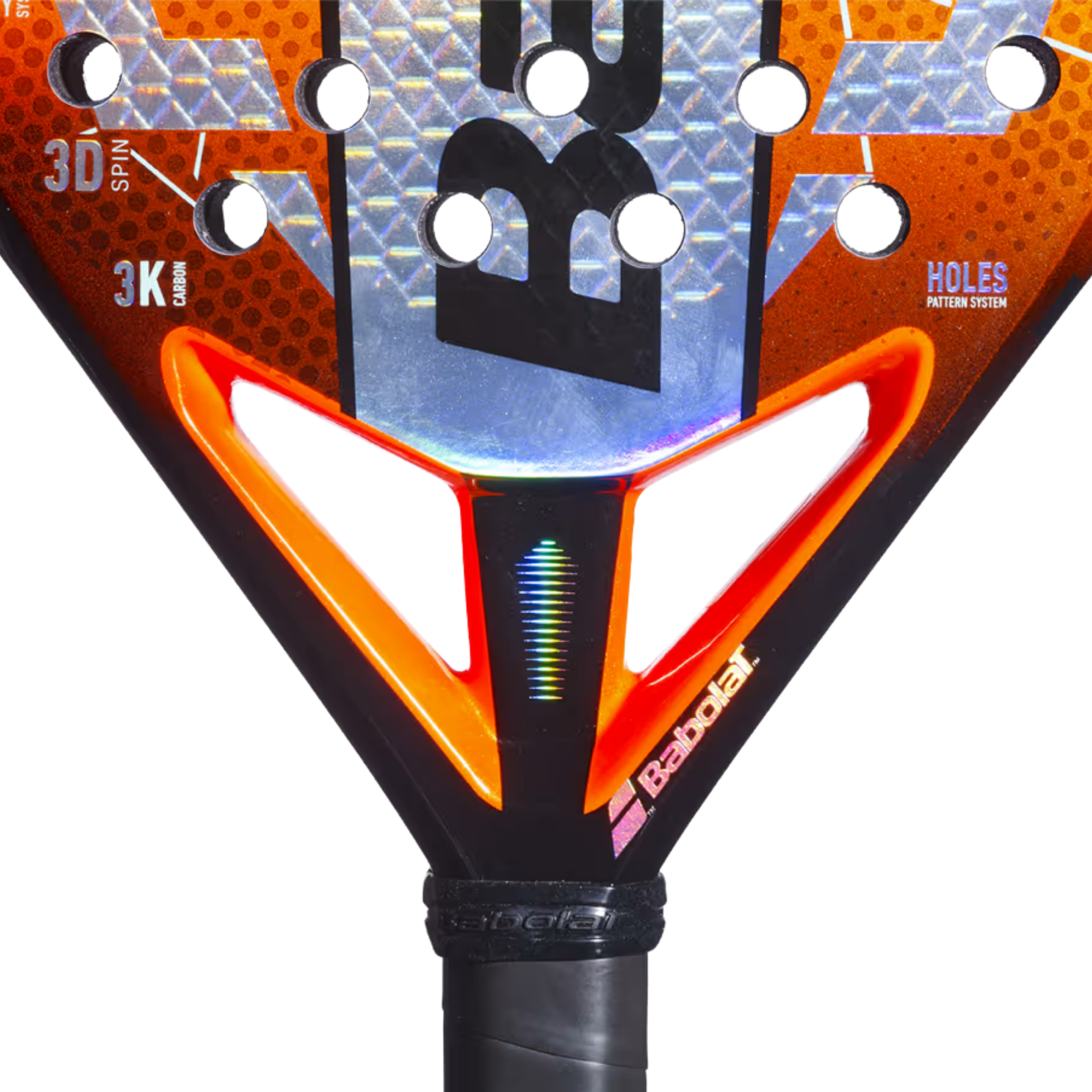 Babolat Viper Juan Lebrón 3.0 Padel Racket - Orange Black