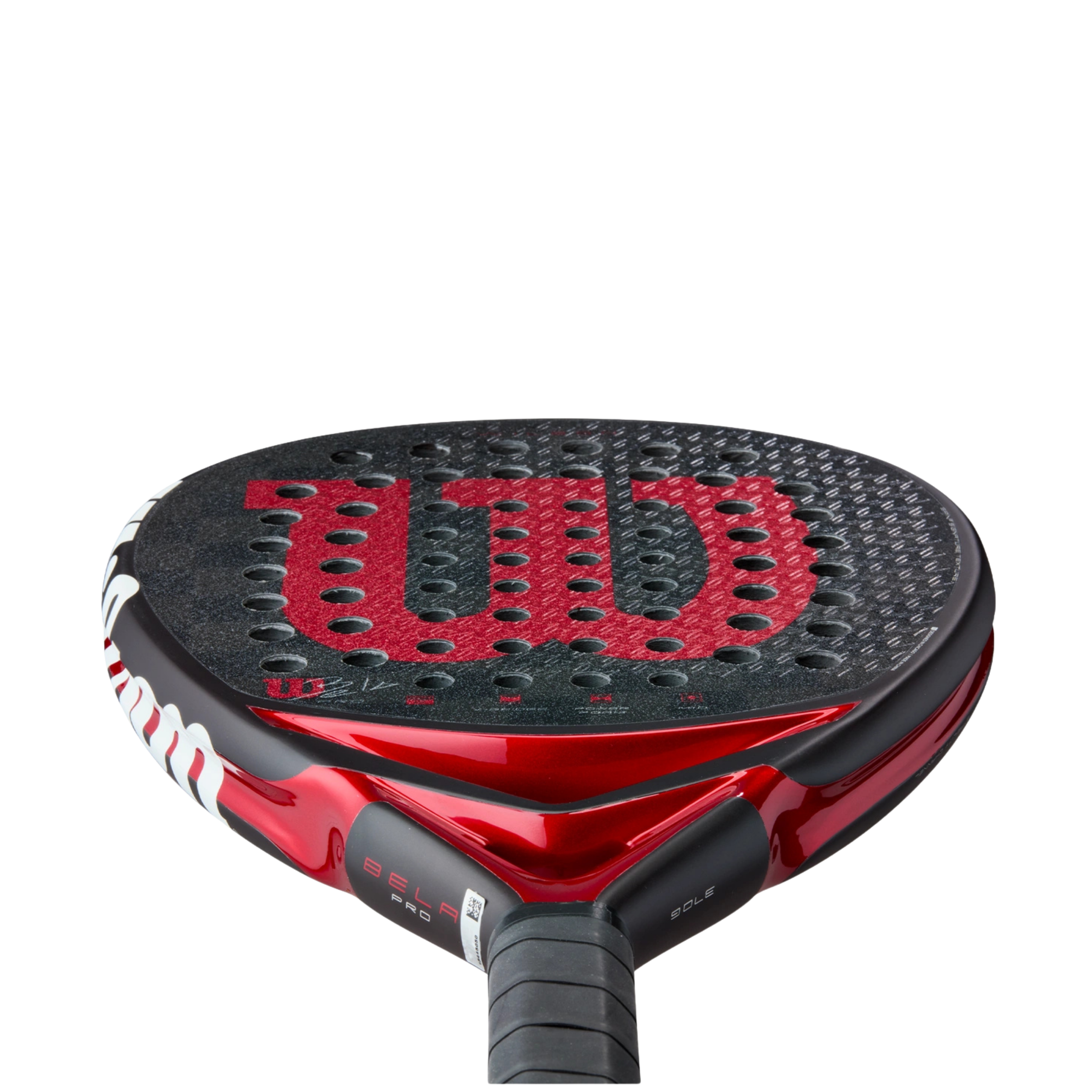 Wilson Bela Pro V3 Padel Racket - Black Red