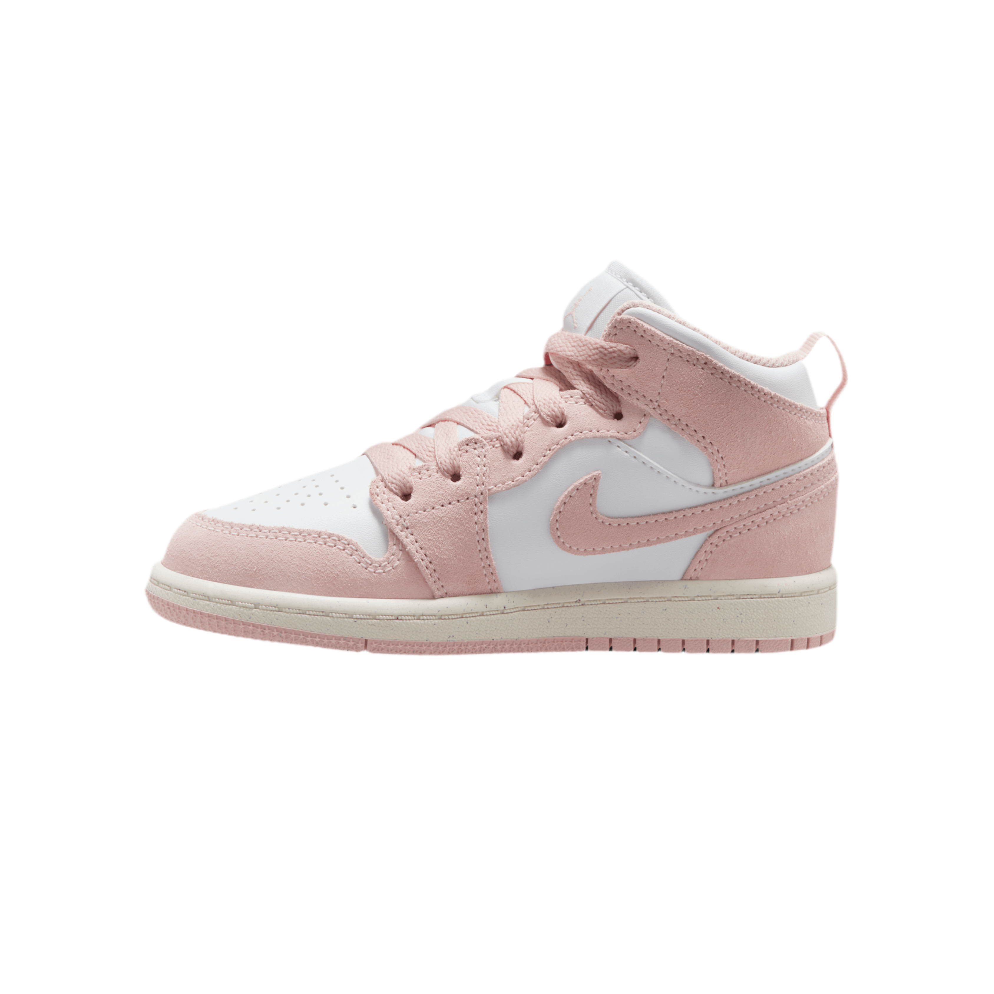 Nike Girls Kids Jordan AJ 1 Mid  - White Legend Pink