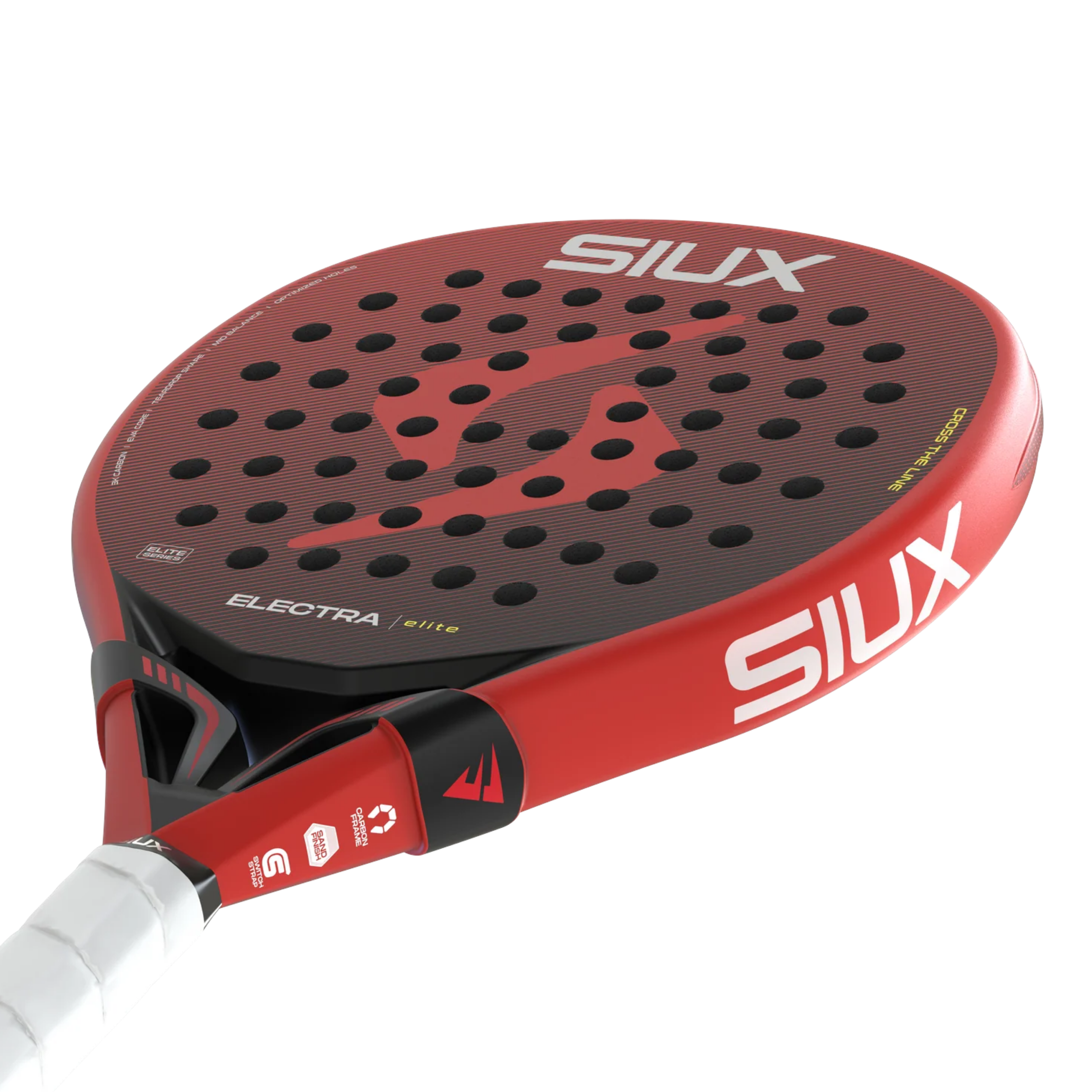Siux Electra Elite 2026 Padel Racket - Red White