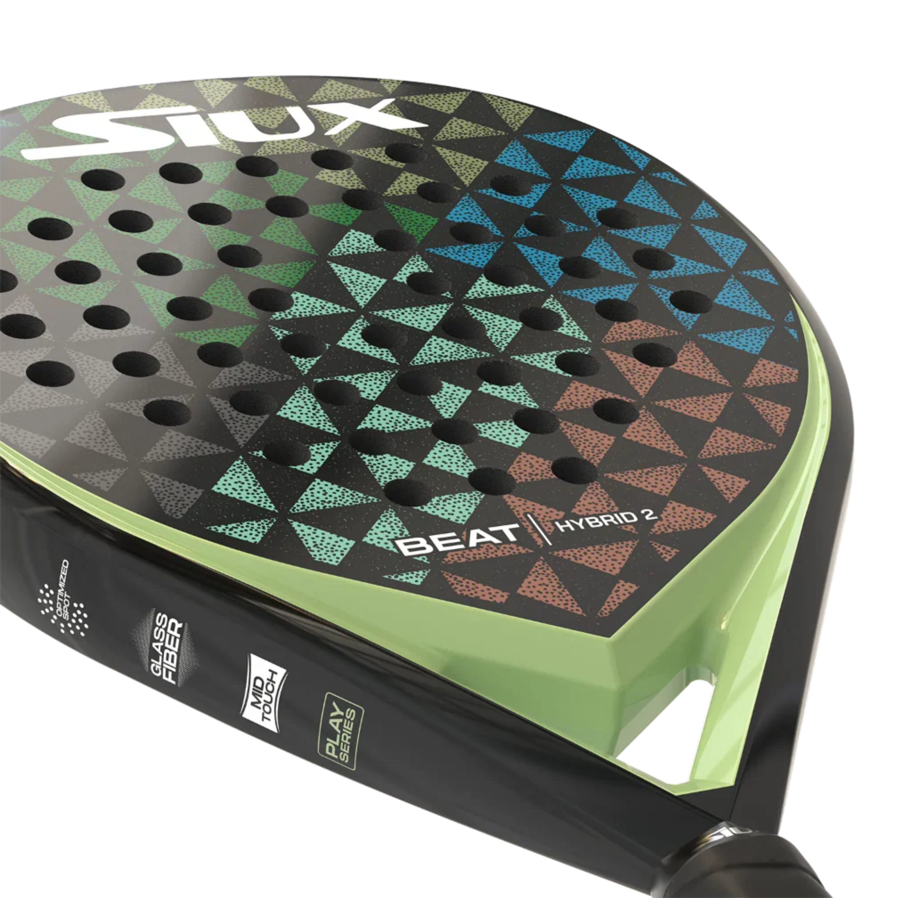 Siux Beat Hybrid 2 Padel Racket - Green Multi