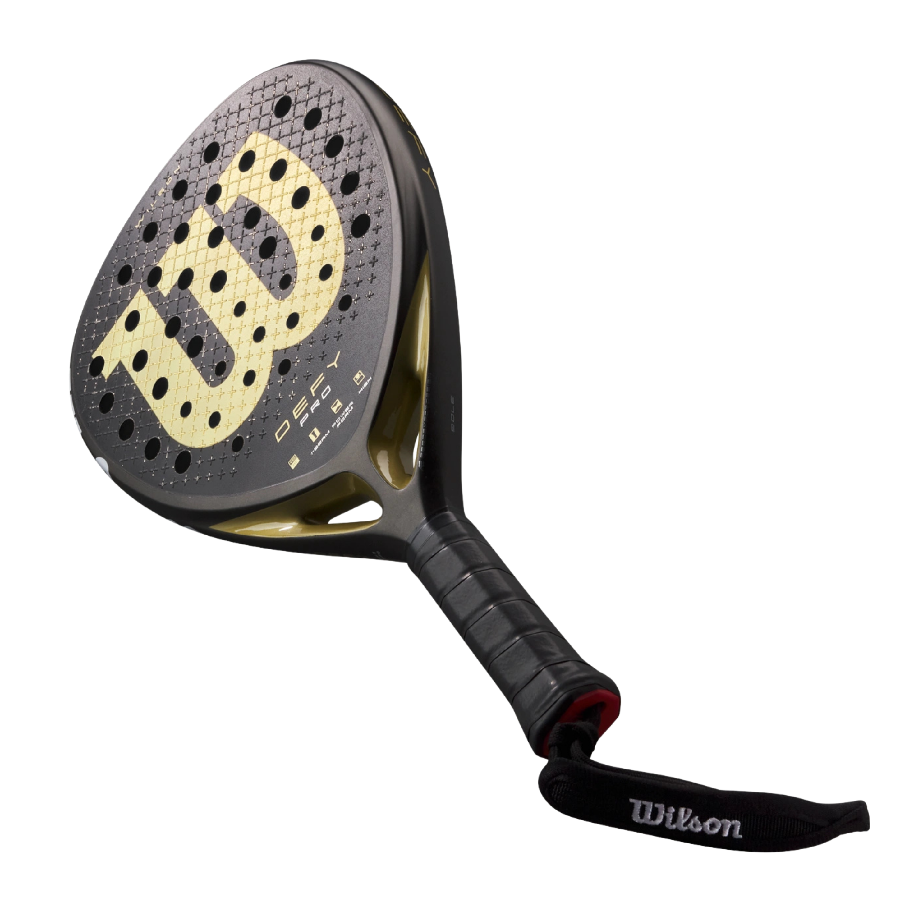 Wilson Defy Pro V1 Padel Racket - Black Gold
